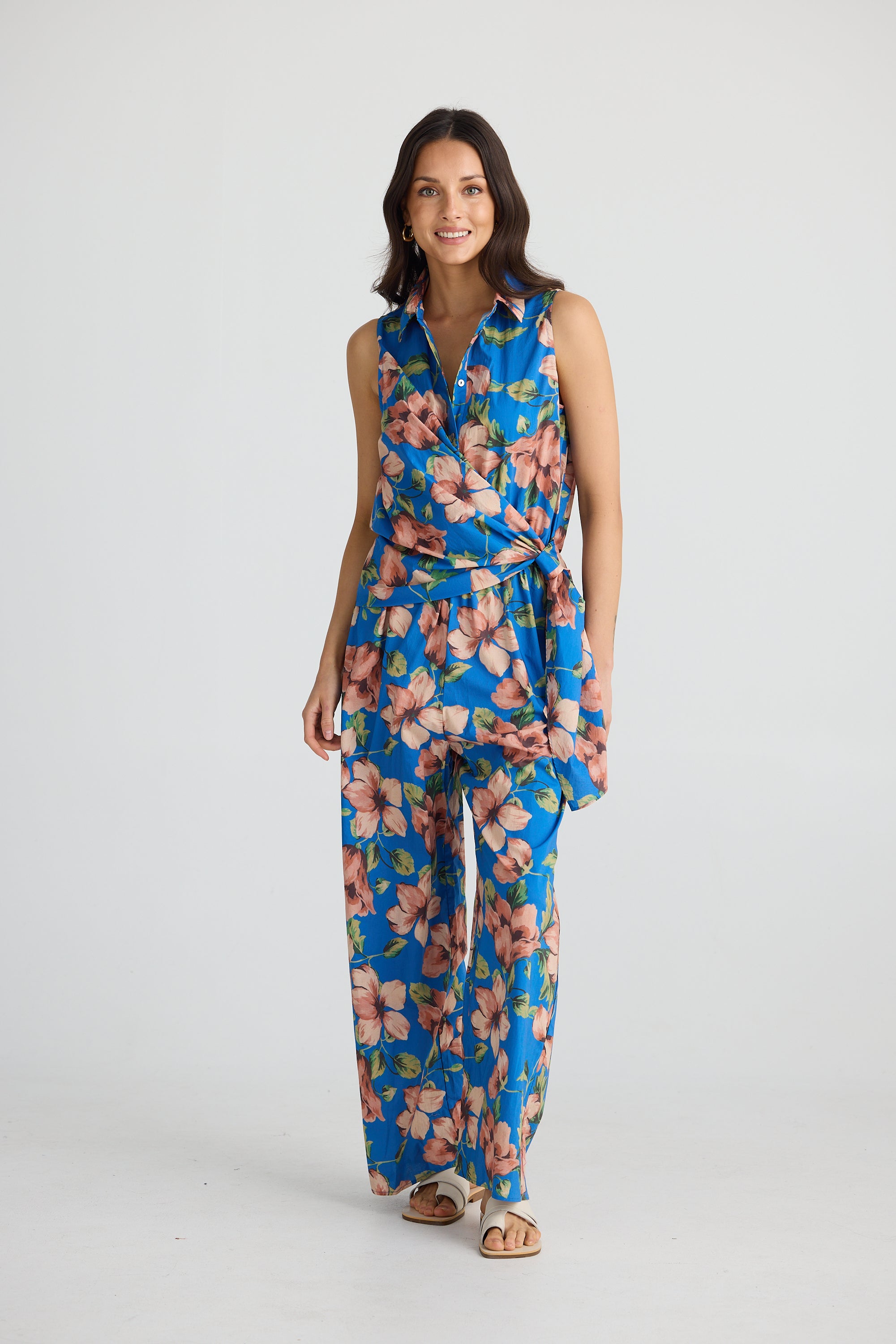 Collection of Brave and True Electra Jumpsuit - Amalfi Floral in a gallery layout