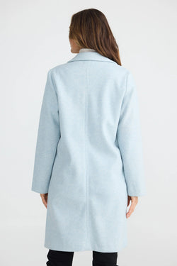Collection of Brave and True Bella Coat - Ice Blue Marle in a gallery layout