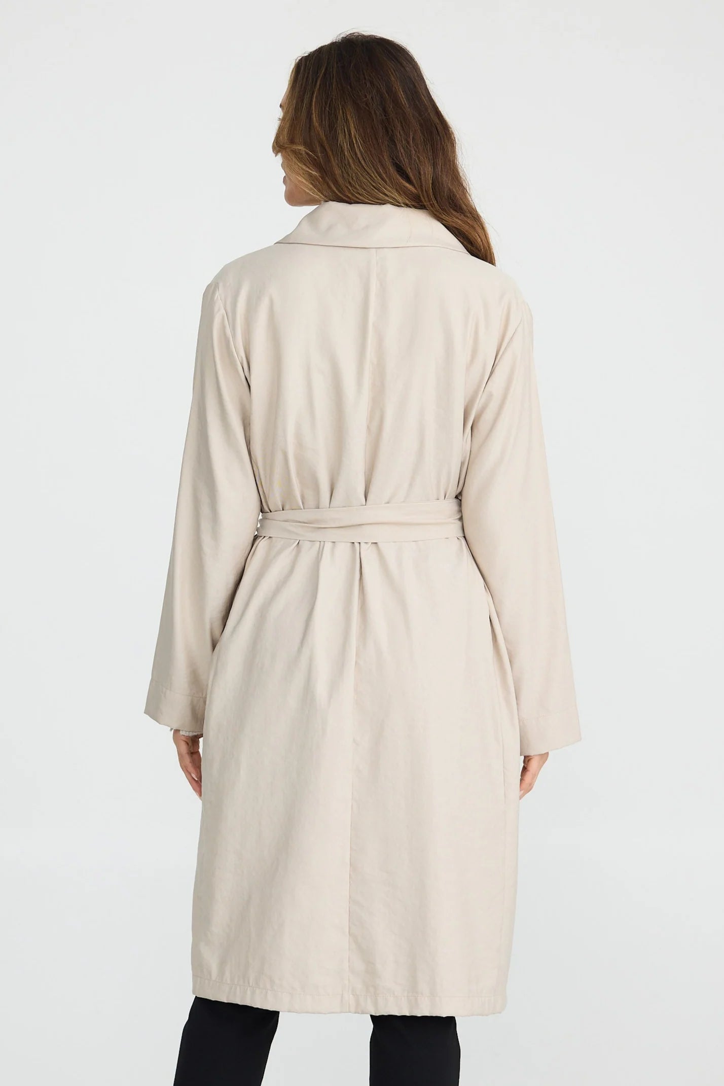 Brave and True Parker Trench Coat - Stone