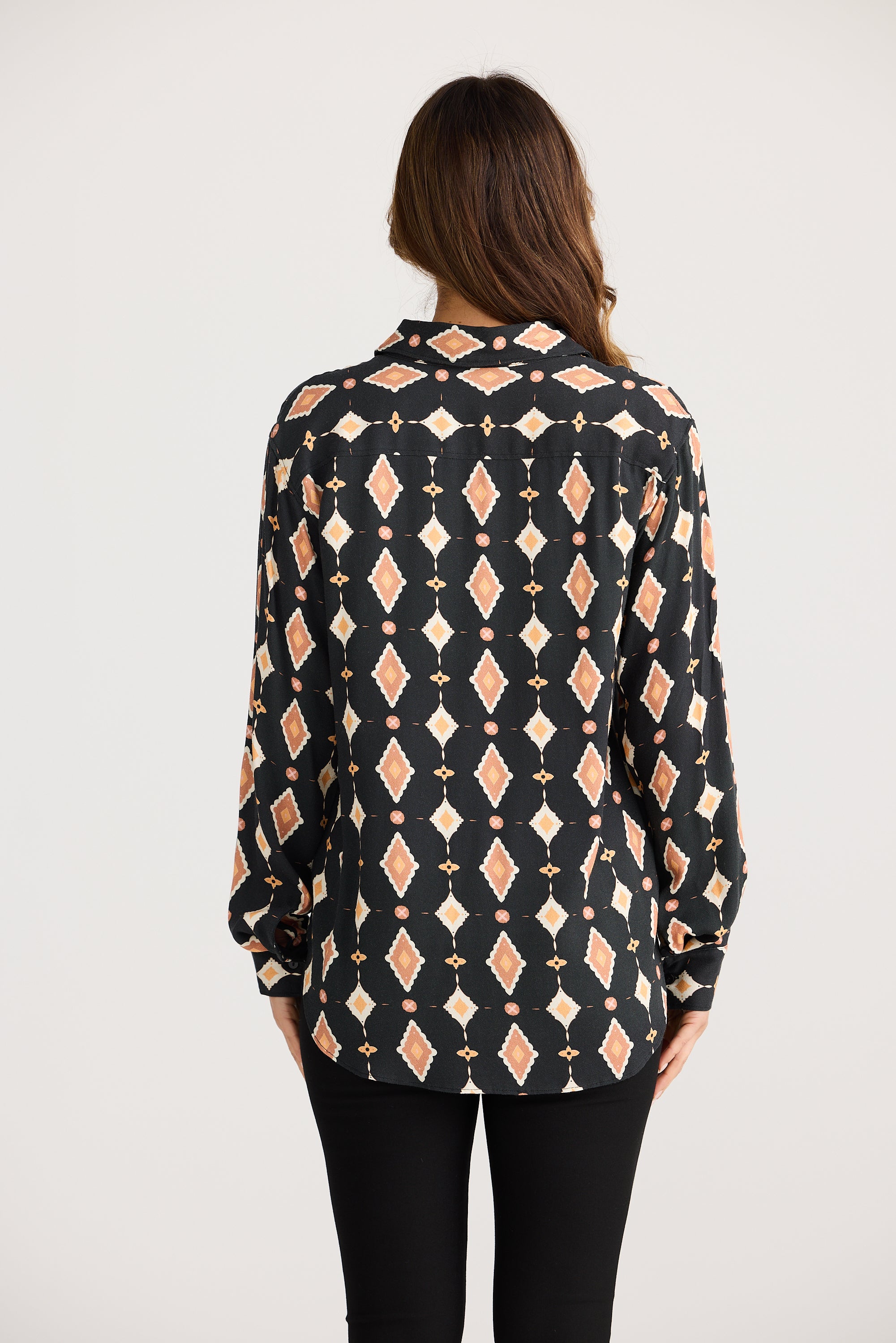 Collection of Brave and True Hunter Shirt - Casablanca Tile in a gallery layout