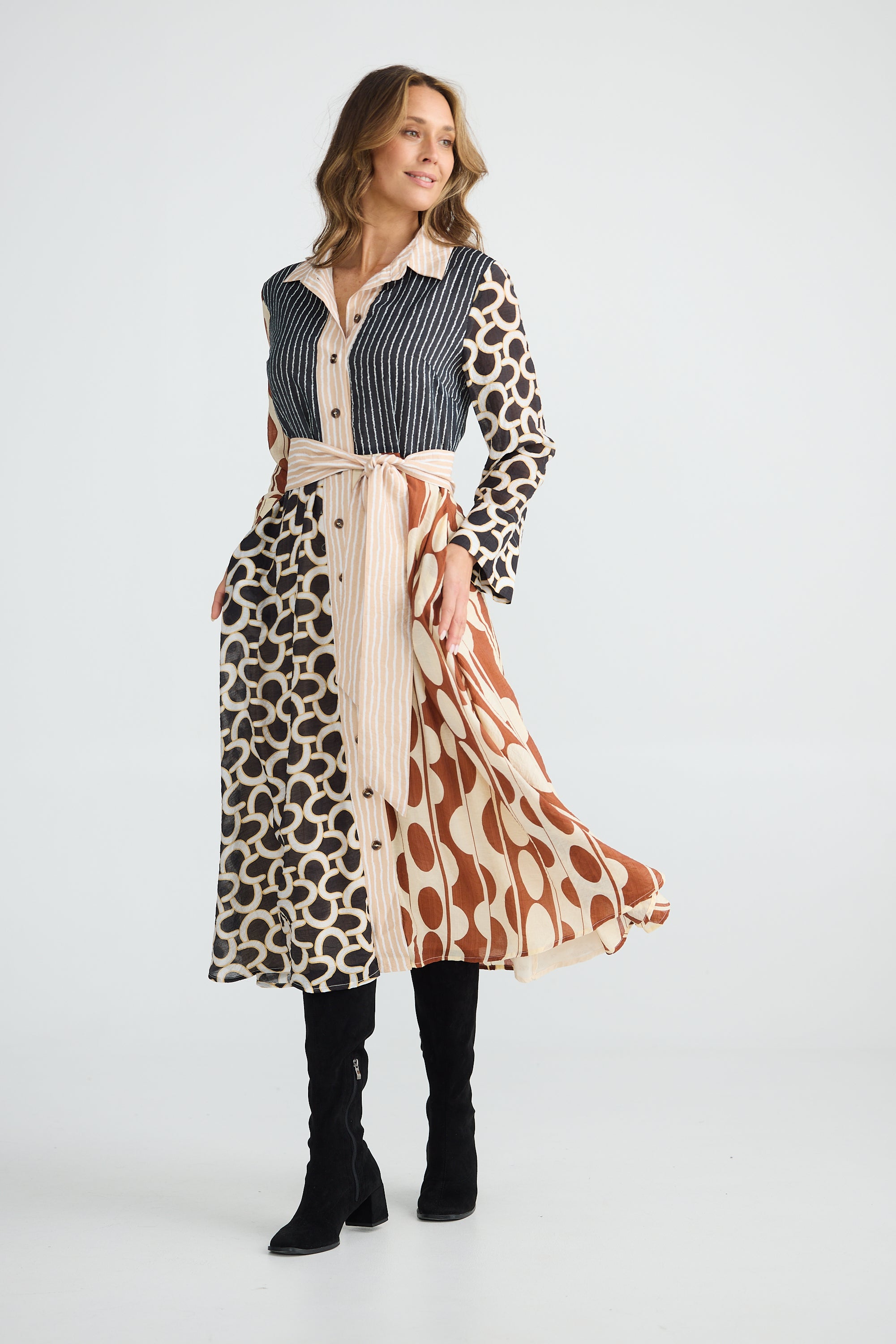 Collection of Brave and True Lucy Dress - Vienna in a gallery layout