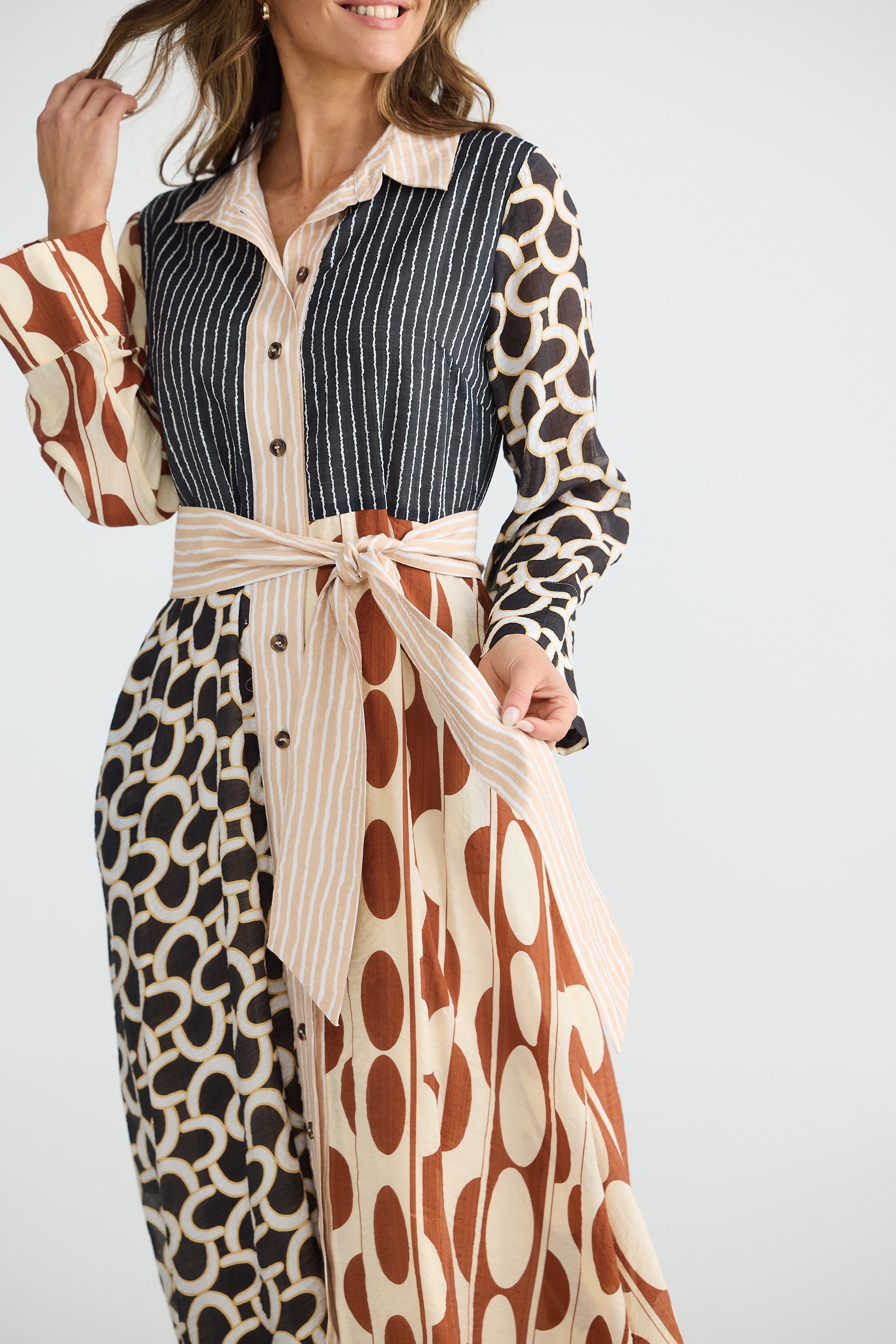 Collection of Brave and True Lucy Dress - Vienna in a gallery layout