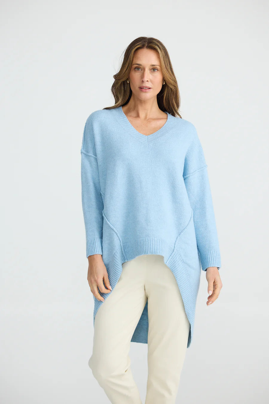 Brave and True Wiltshire Knit - Ice Blue