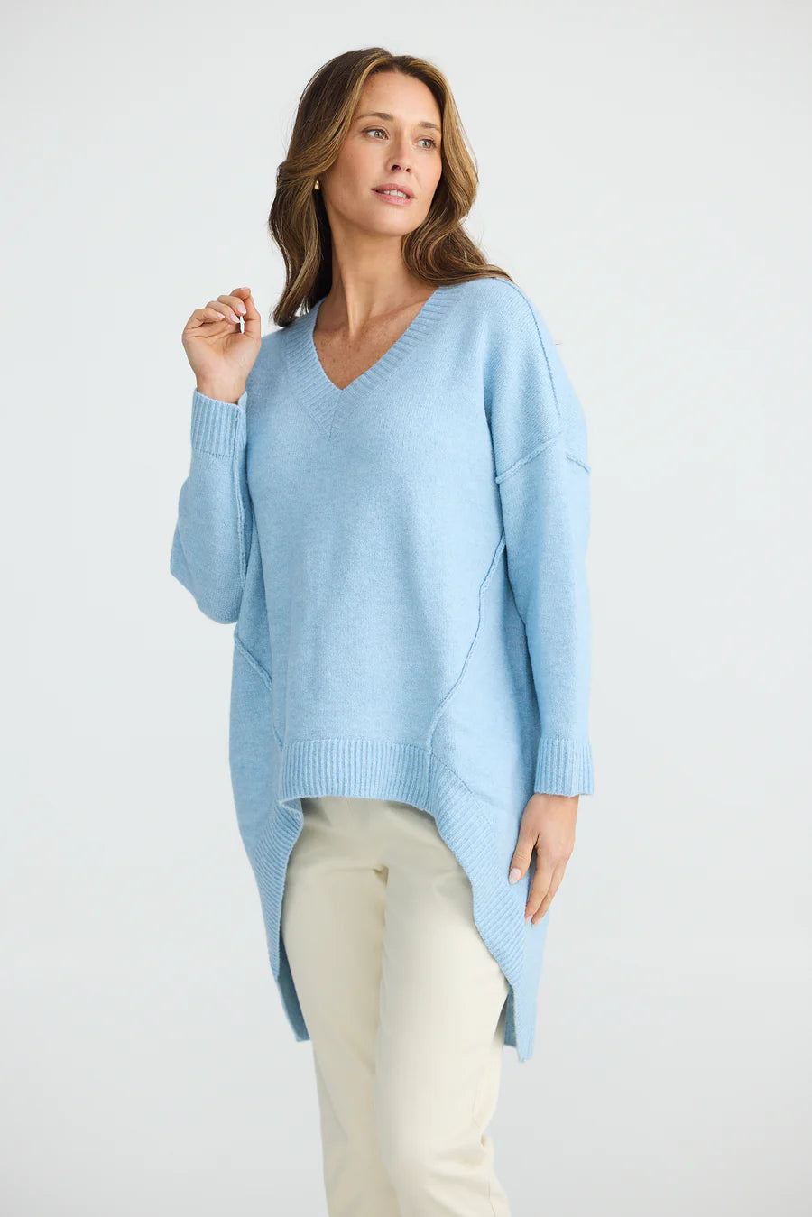 Brave and True Wiltshire Knit - Ice Blue