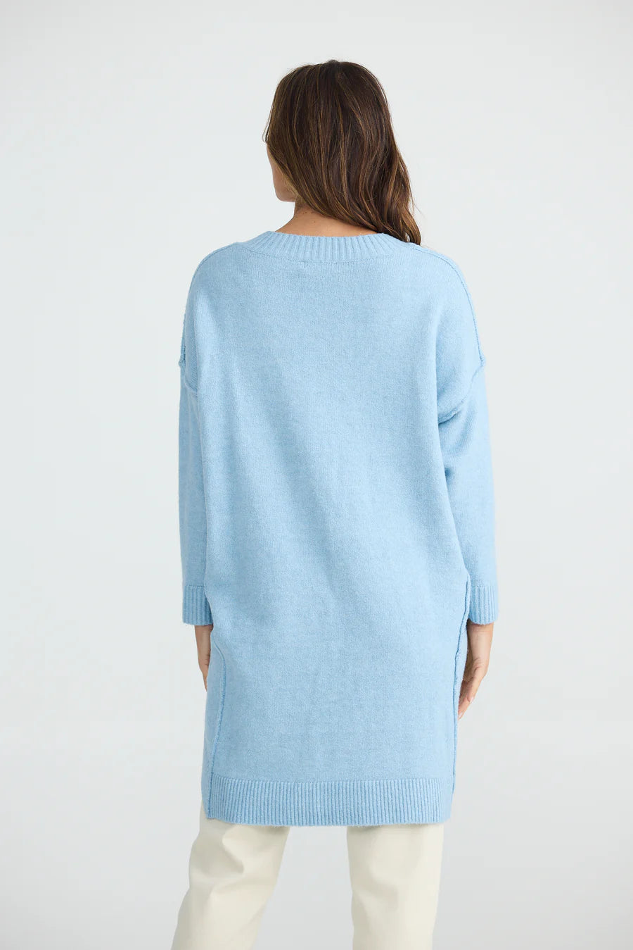 Brave and True Wiltshire Knit - Ice Blue