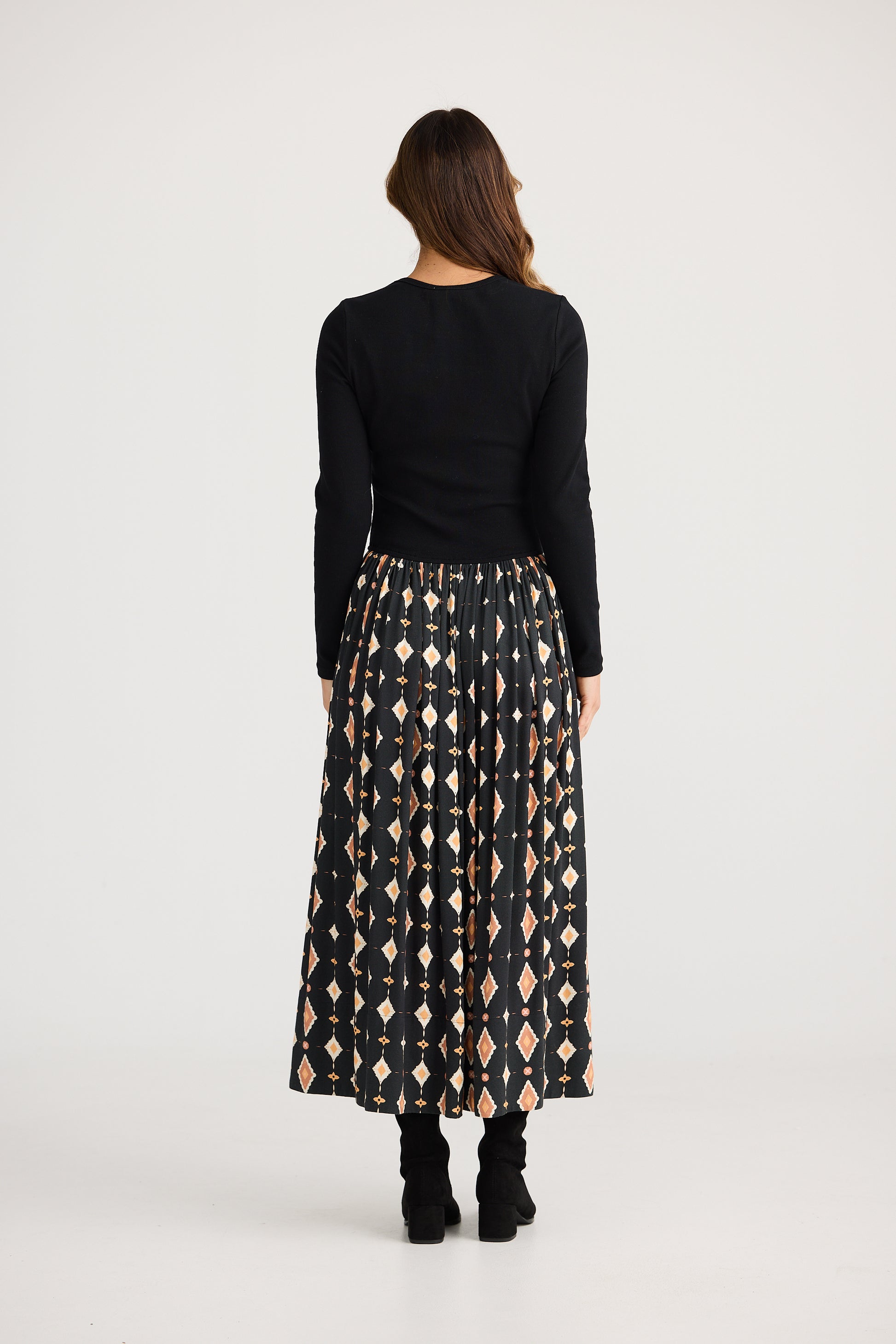Brave and True Daphne Long Sleeve - Casablanca Tile