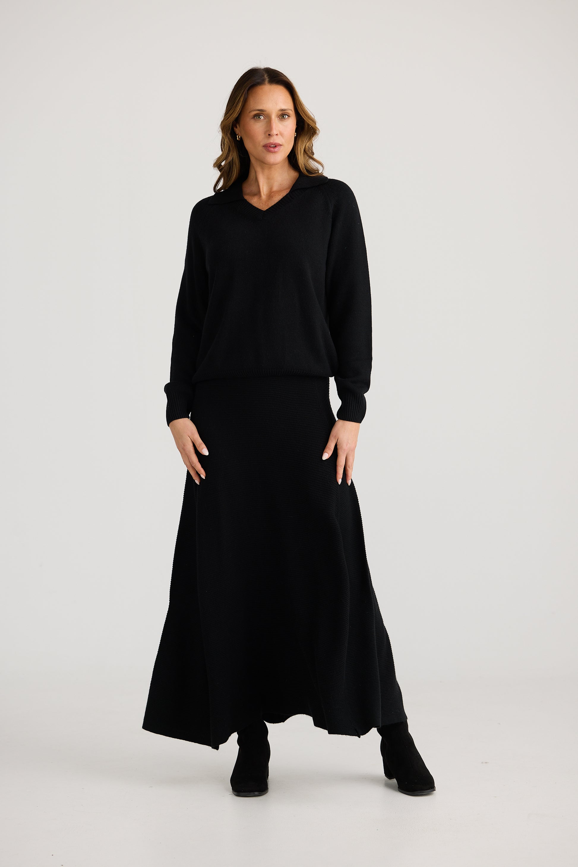 Brave and True Kennedy Knit - Black