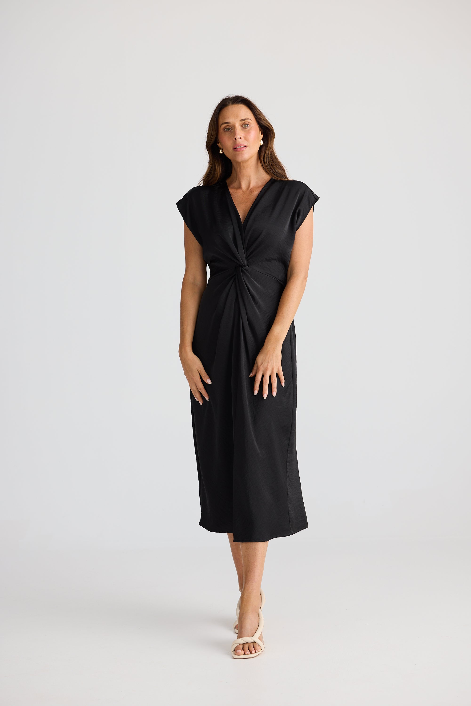 Collection of Brave and True Lorenzo Dress - Black in a gallery layout