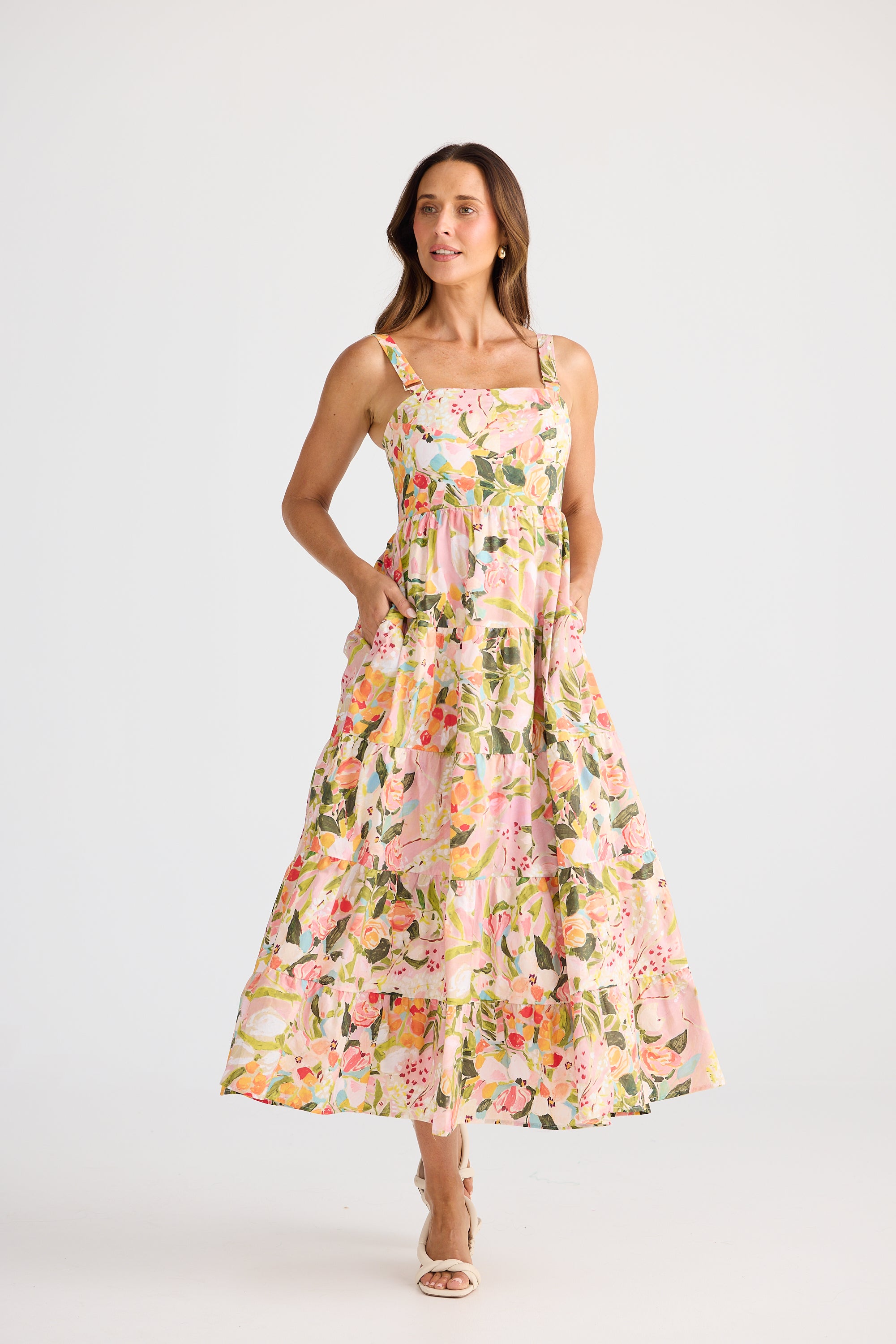 Collection of Brave and True Gelato Midi Dress - Zoes Garden in a gallery layout