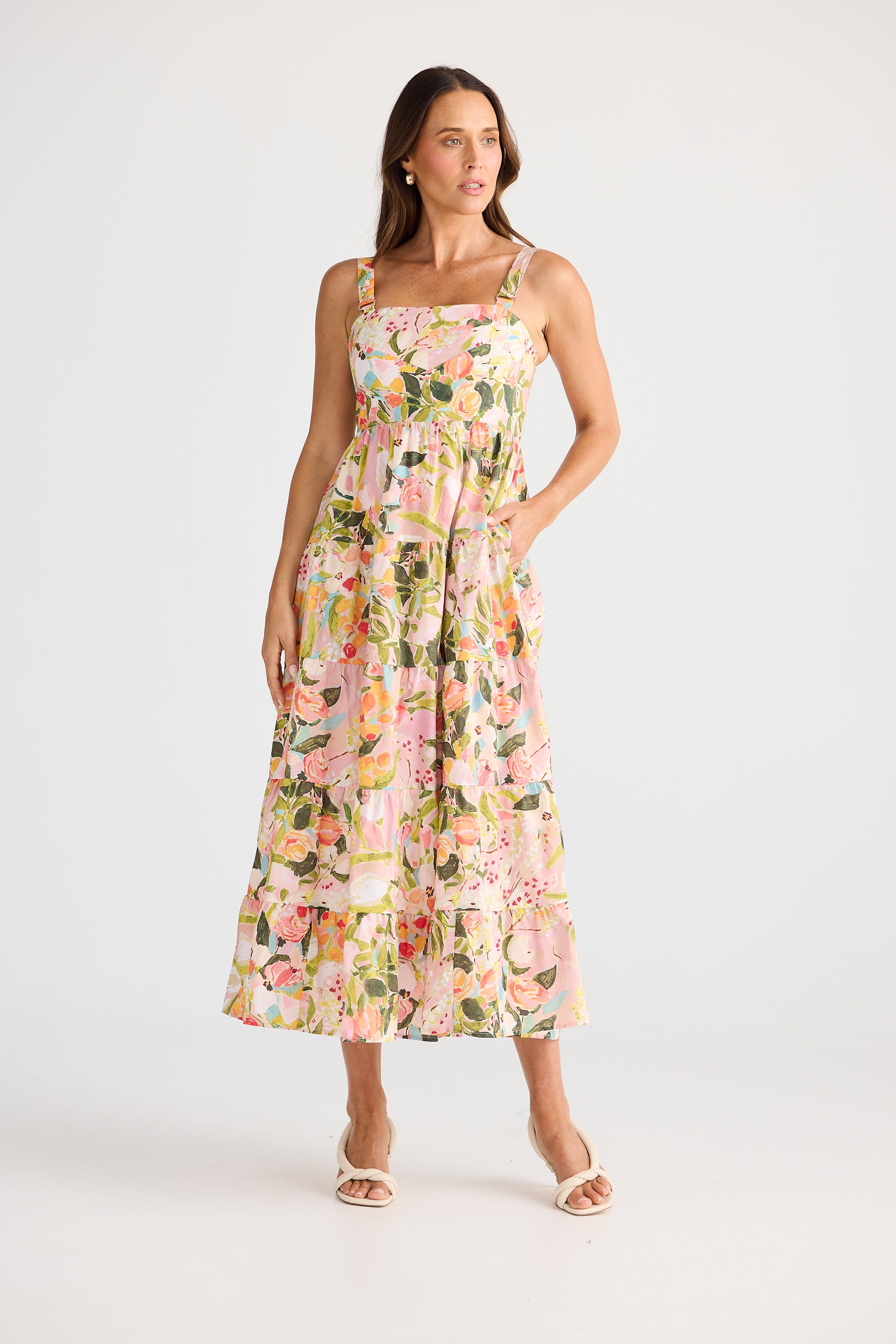 Brave and True Gelato Midi Dress - Zoes Garden