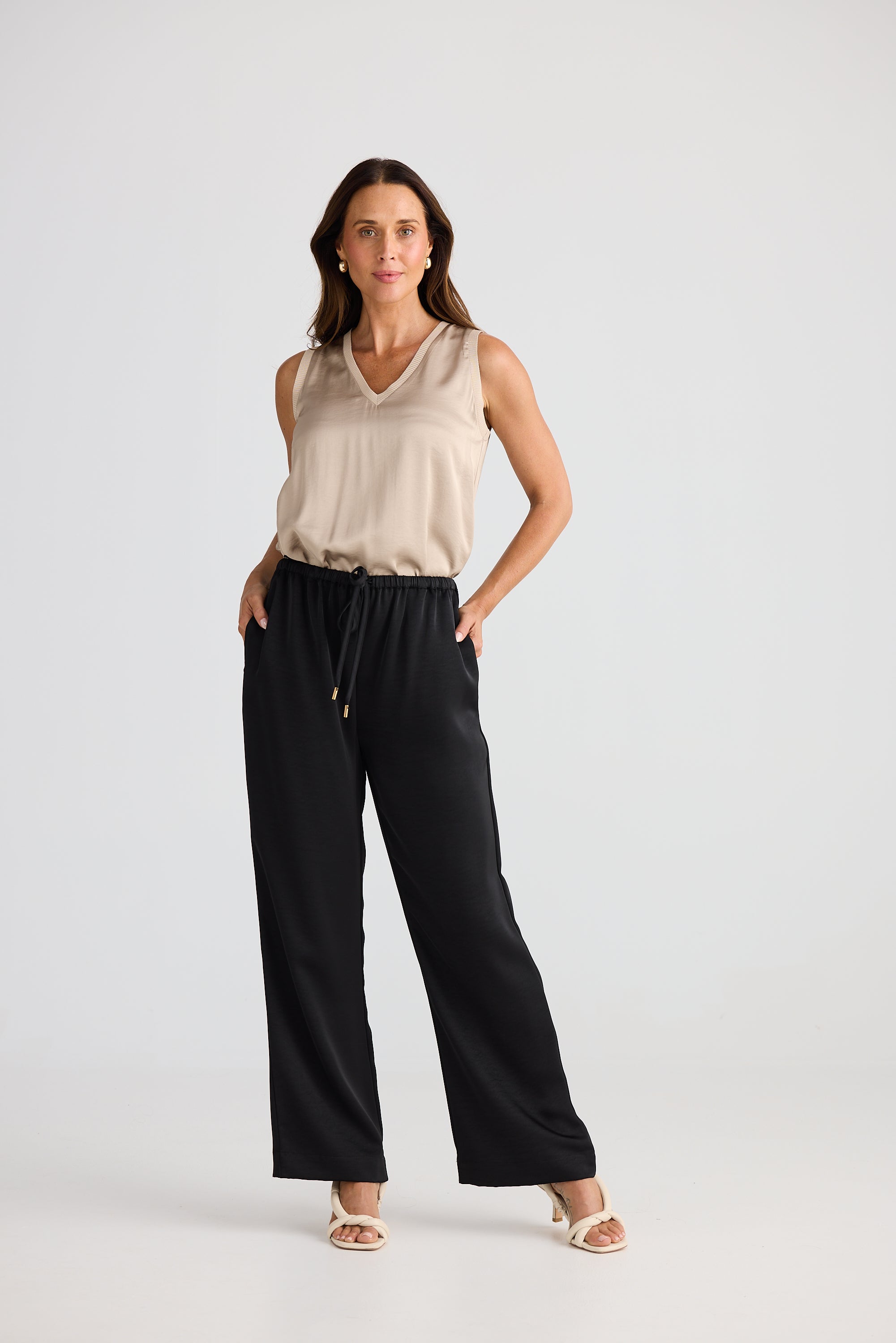 Collection of Brave and True Boulevard Pant - Black in a gallery layout