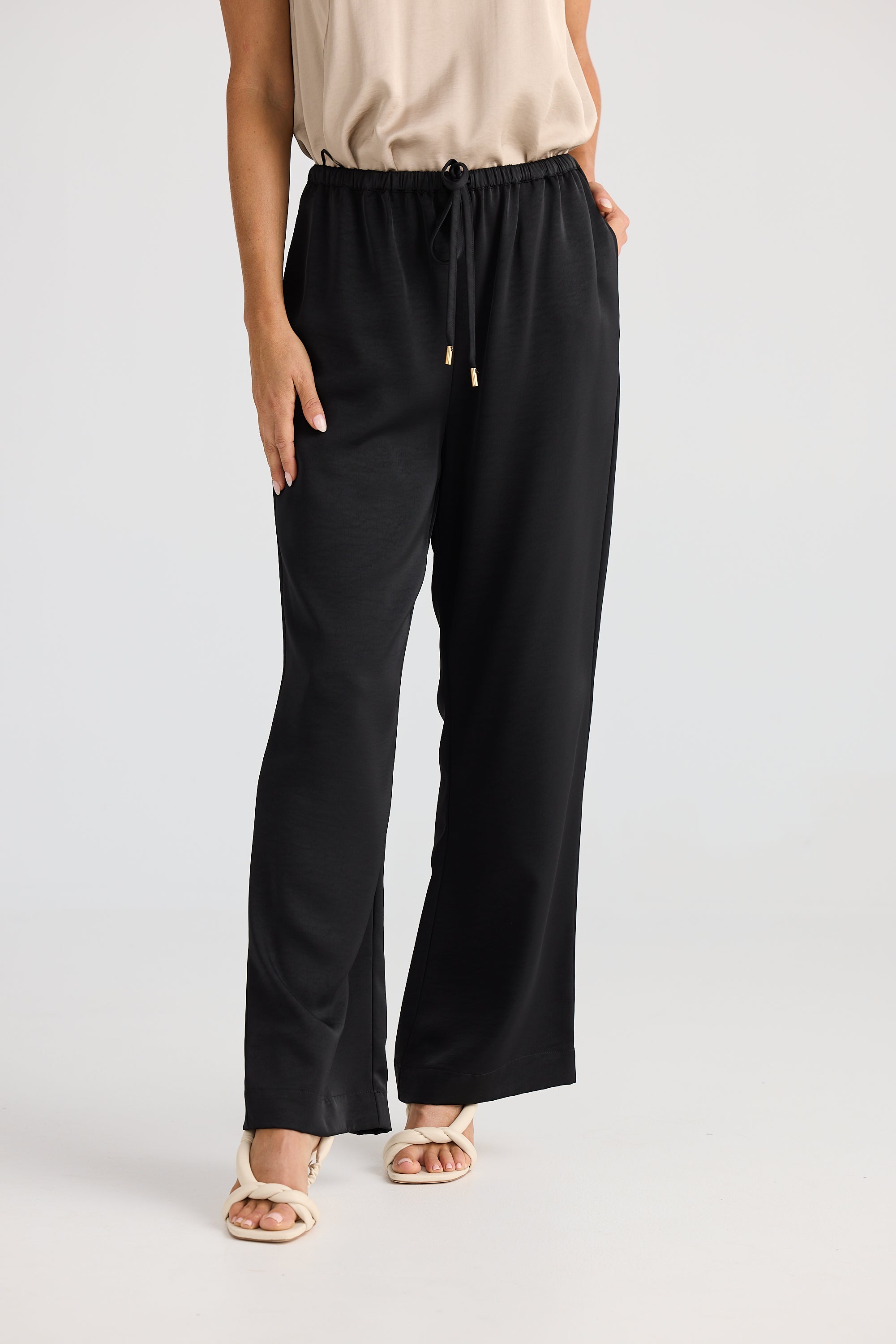 Collection of Brave and True Boulevard Pant - Black in a gallery layout