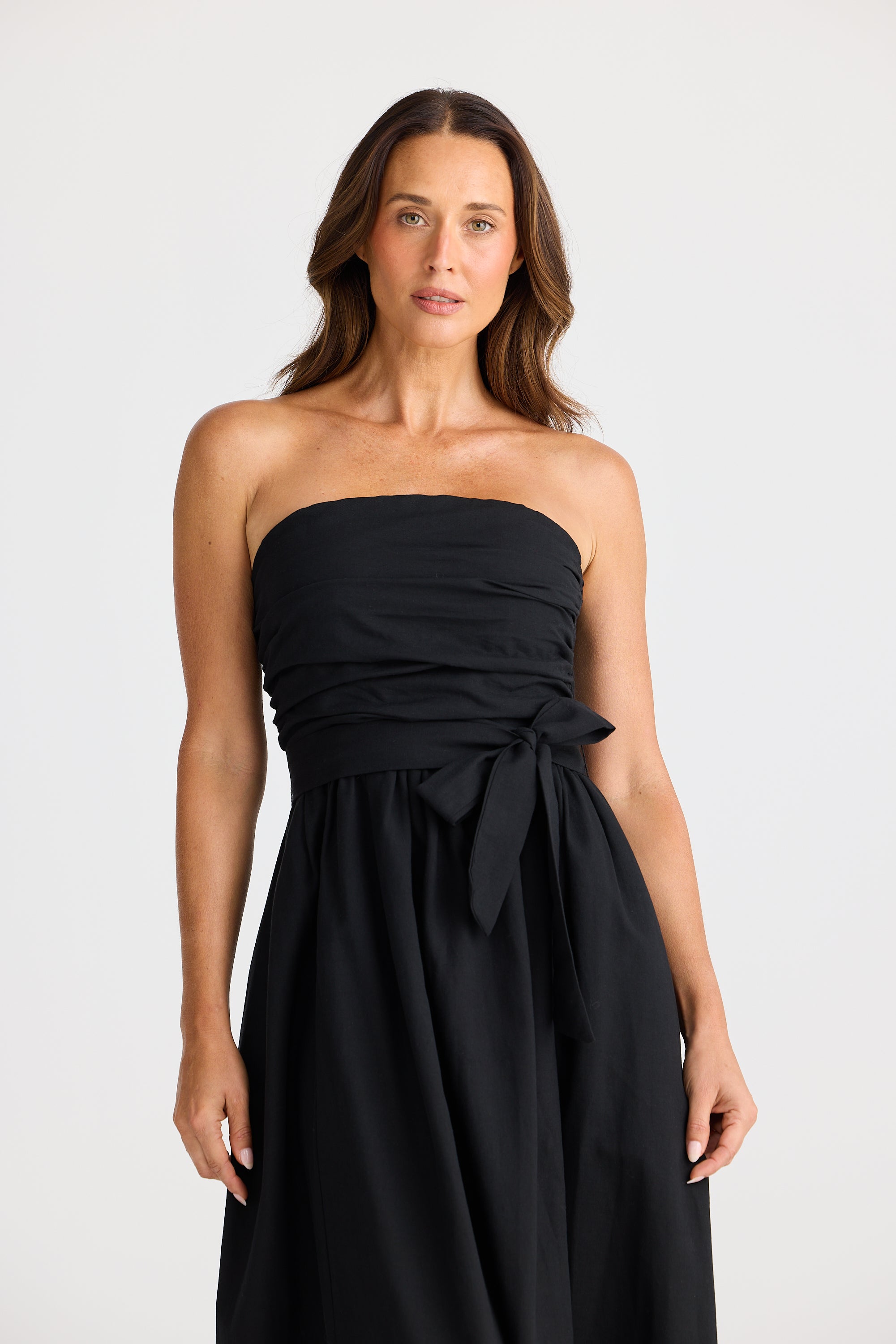 Collection of Brave and True Avalon Dress - Black in a gallery layout