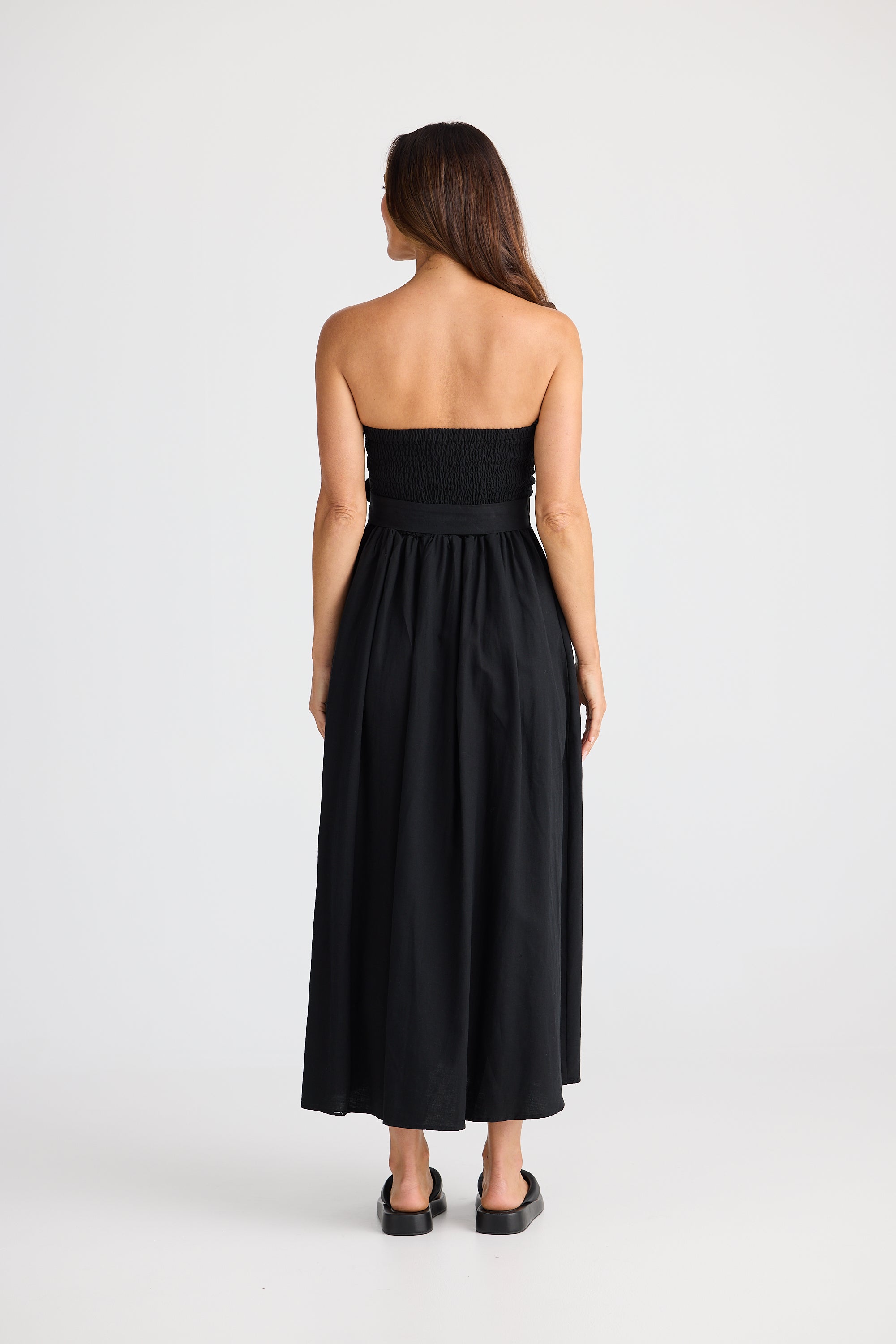 Collection of Brave and True Avalon Dress - Black in a gallery layout