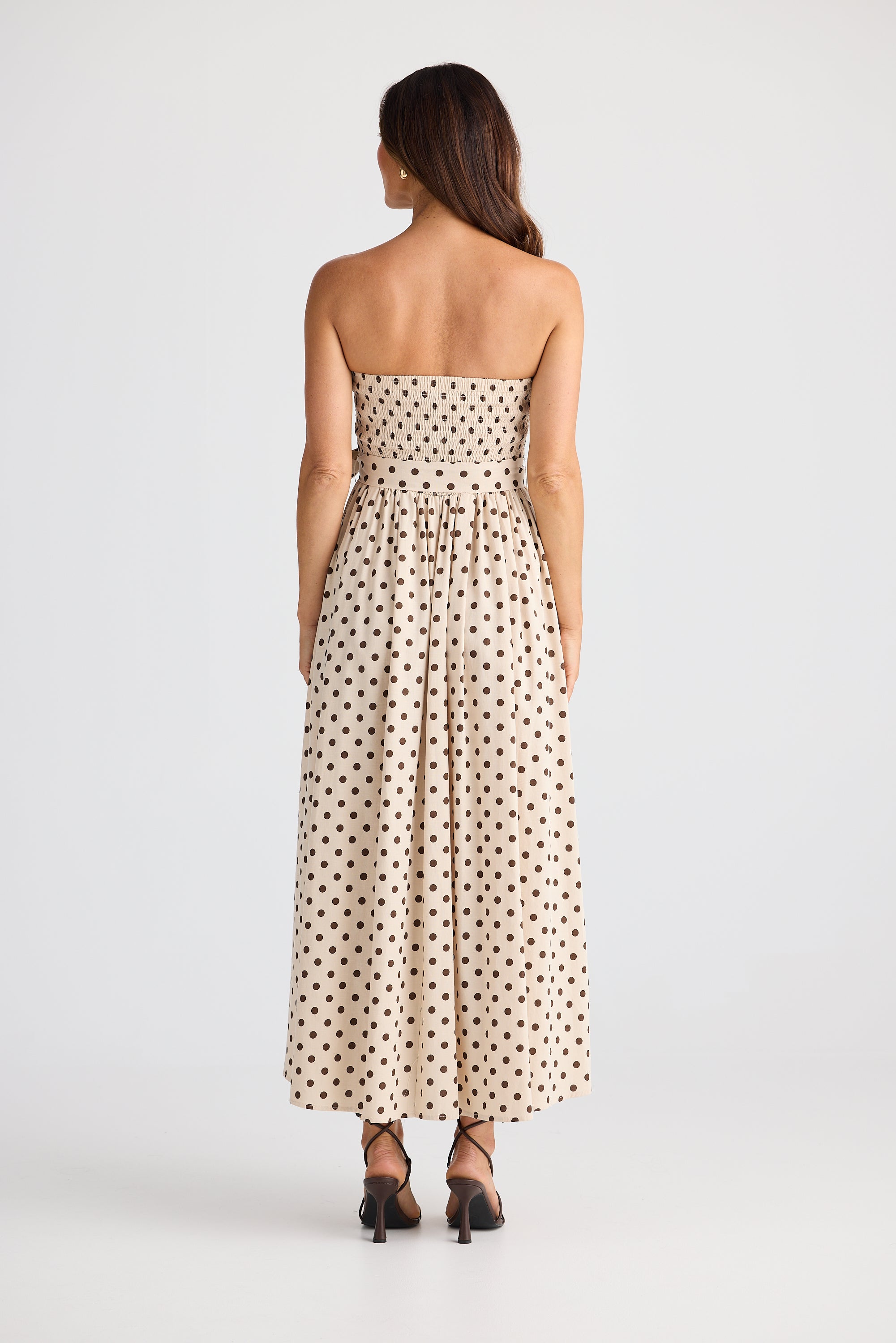 Collection of Brave and True Avalon Dress - Choc Polka in a gallery layout