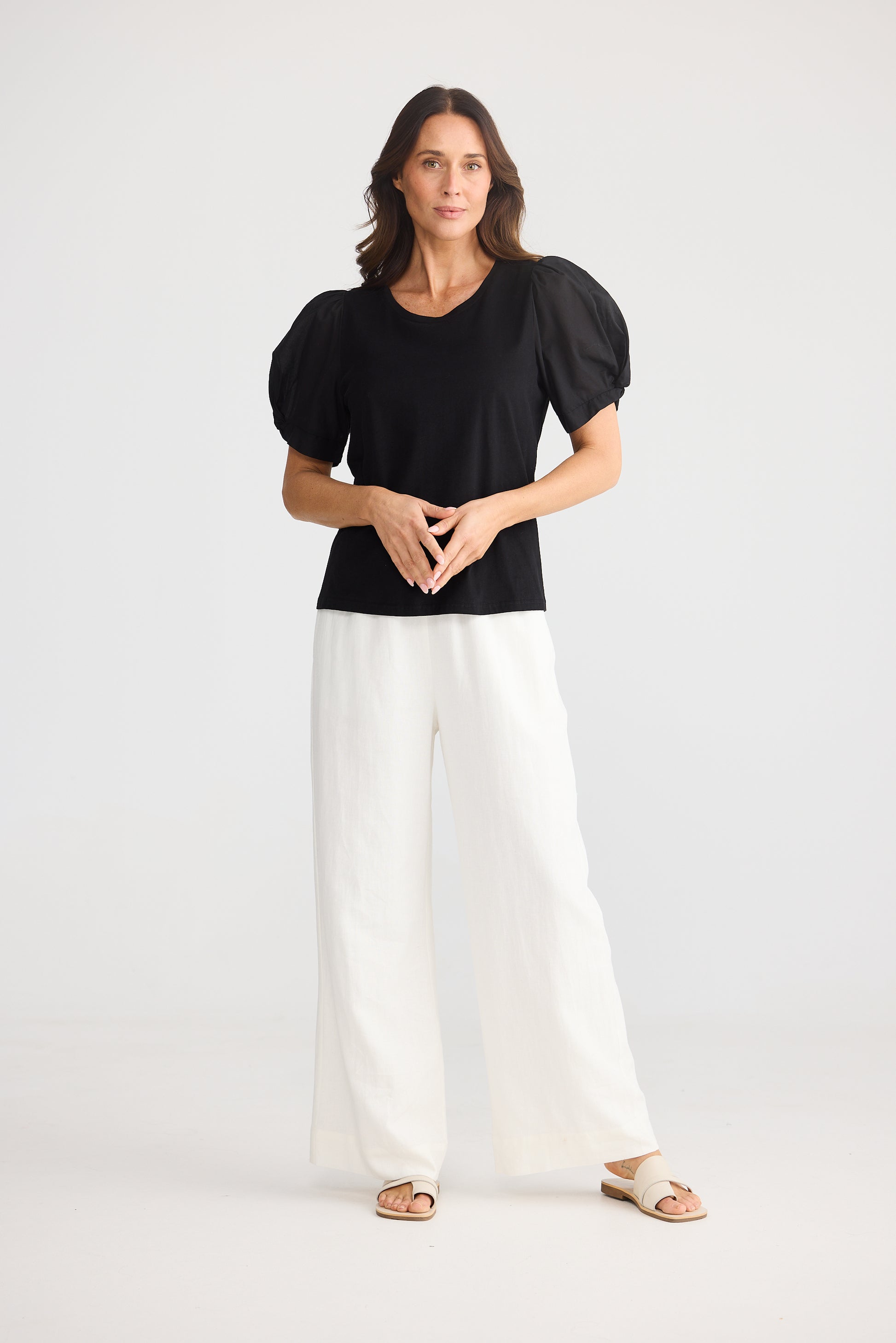 Brave and True Abigail Tee - Black