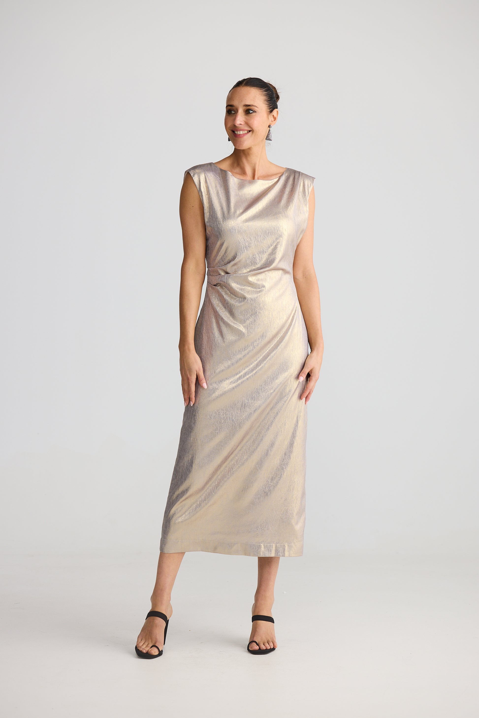 Brave and True Allia Dress - Titanium