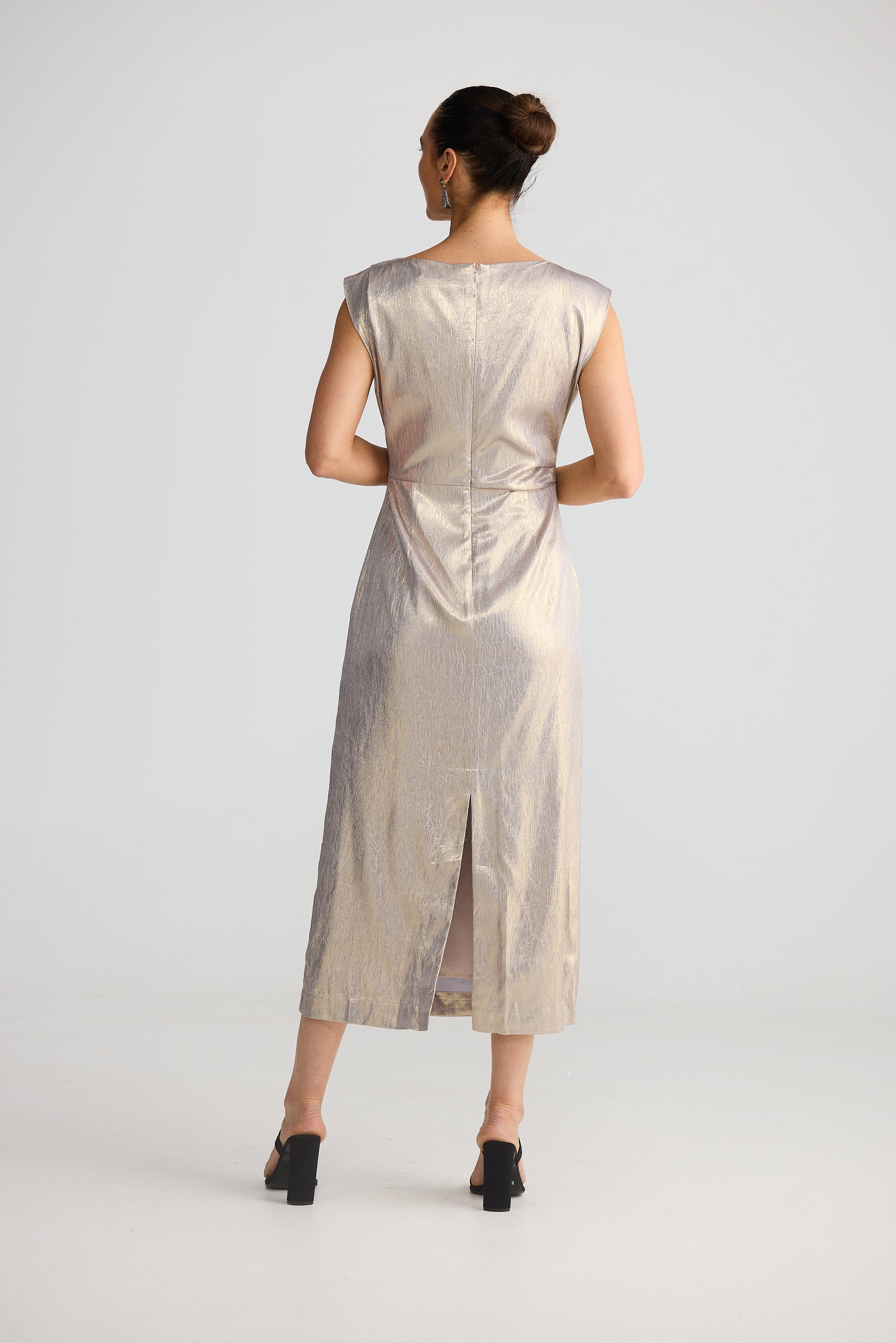 Brave and True Allia Dress - Titanium