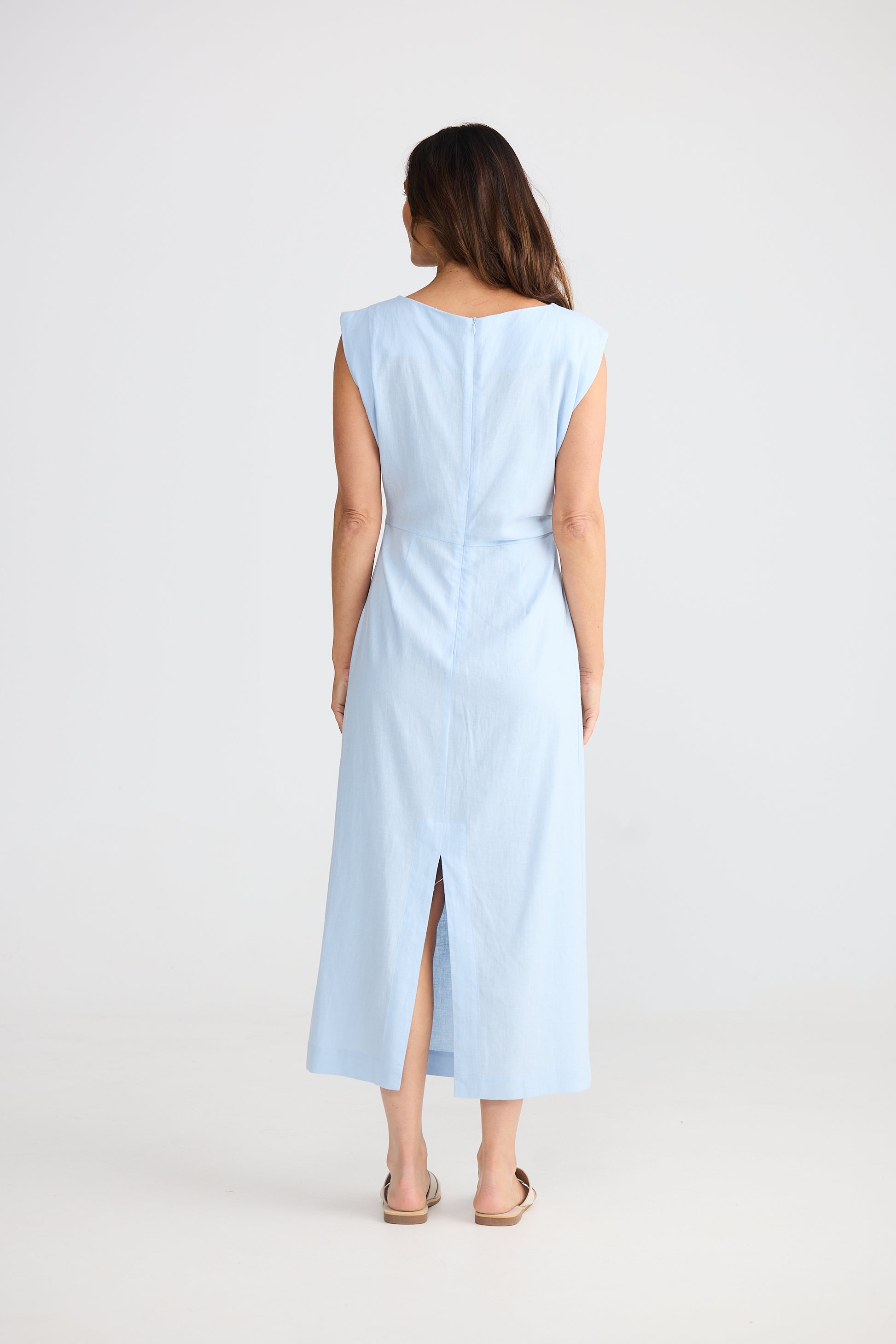 Brave and True Allia Dress - Sky Blue