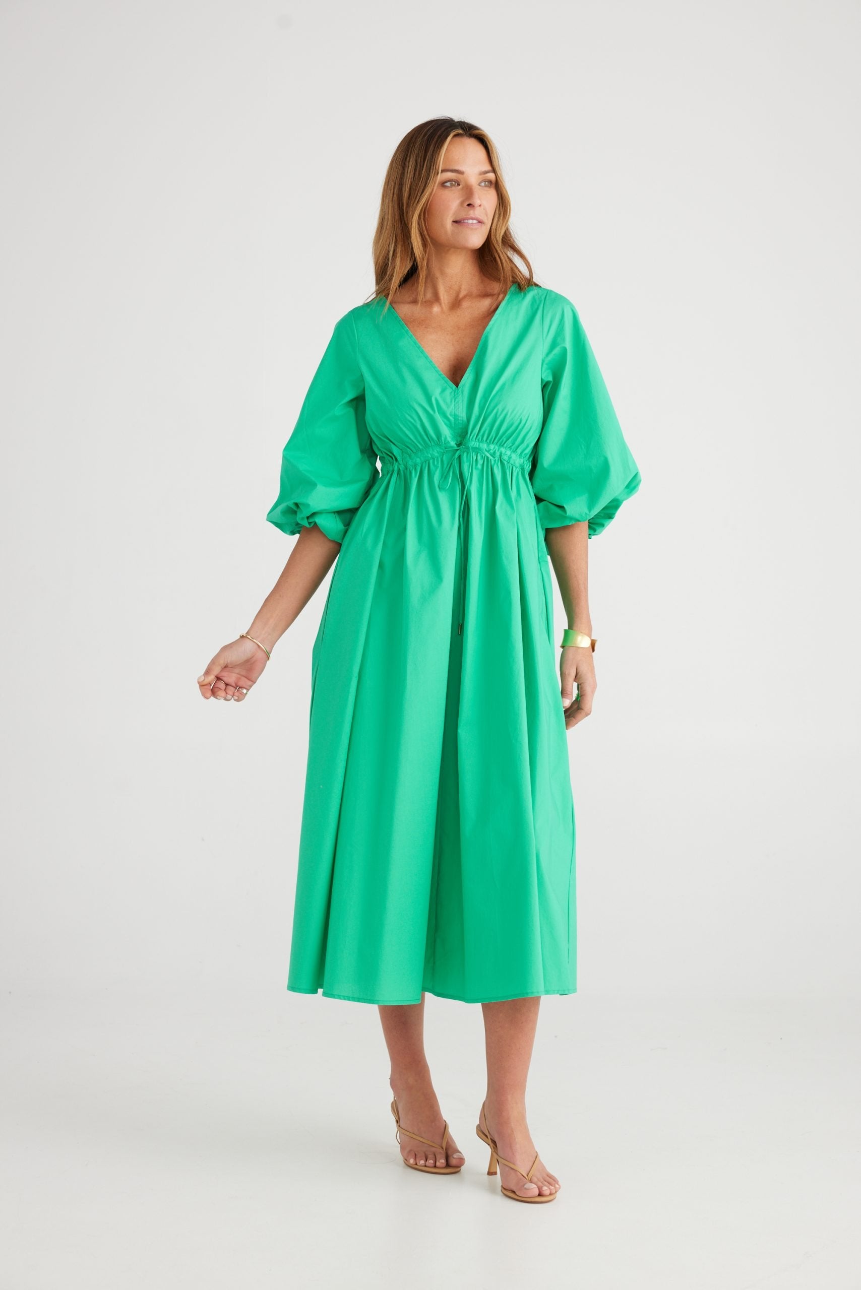 Collection of BT7104-1_Sunshine Dress_Green_2 in a gallery layout