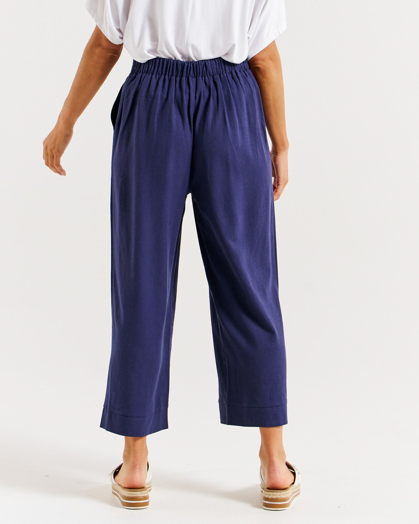 Collection of Betty Basics Parker Pant - Navy in a gallery layout