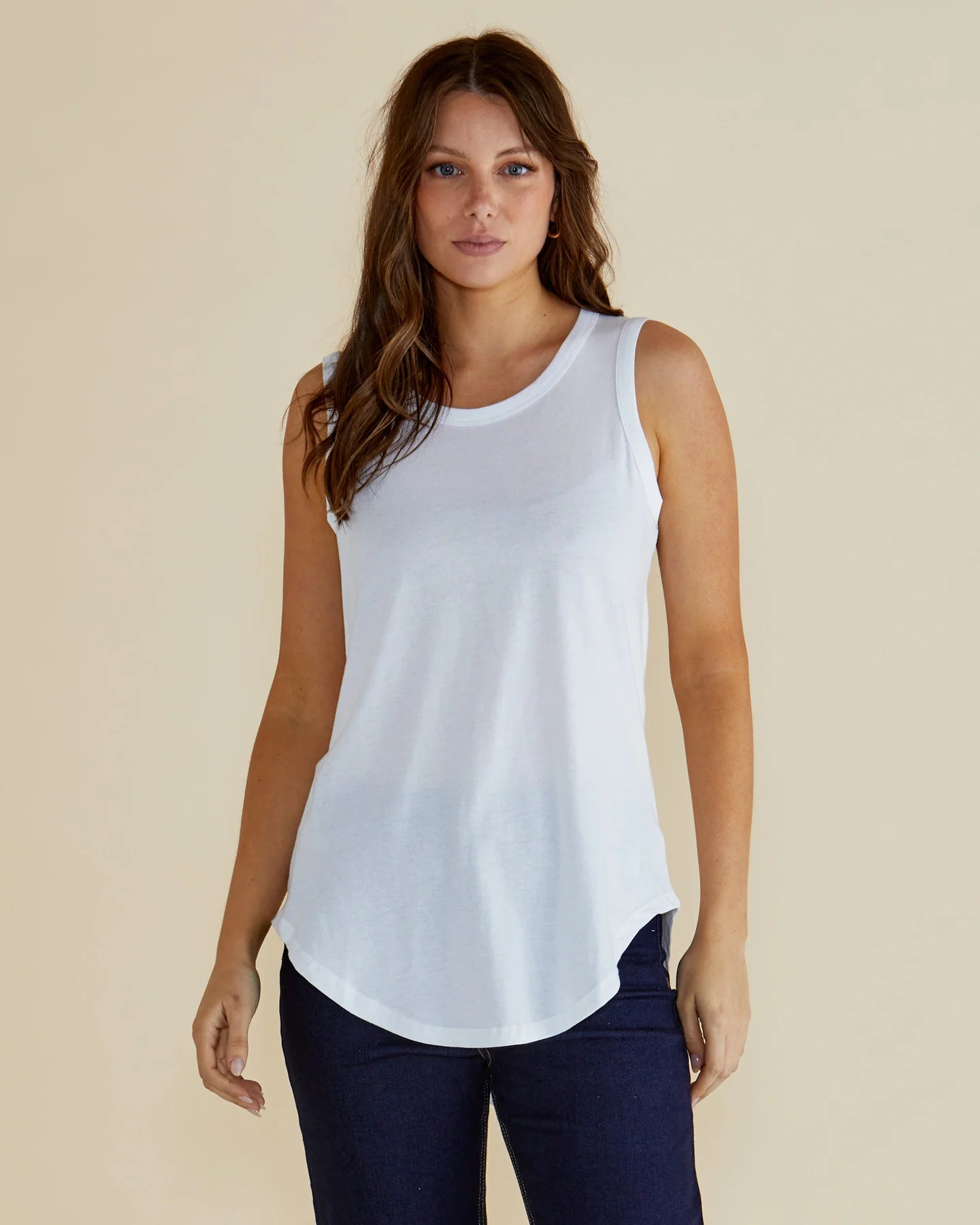 Betty Basics Keira Tank -White