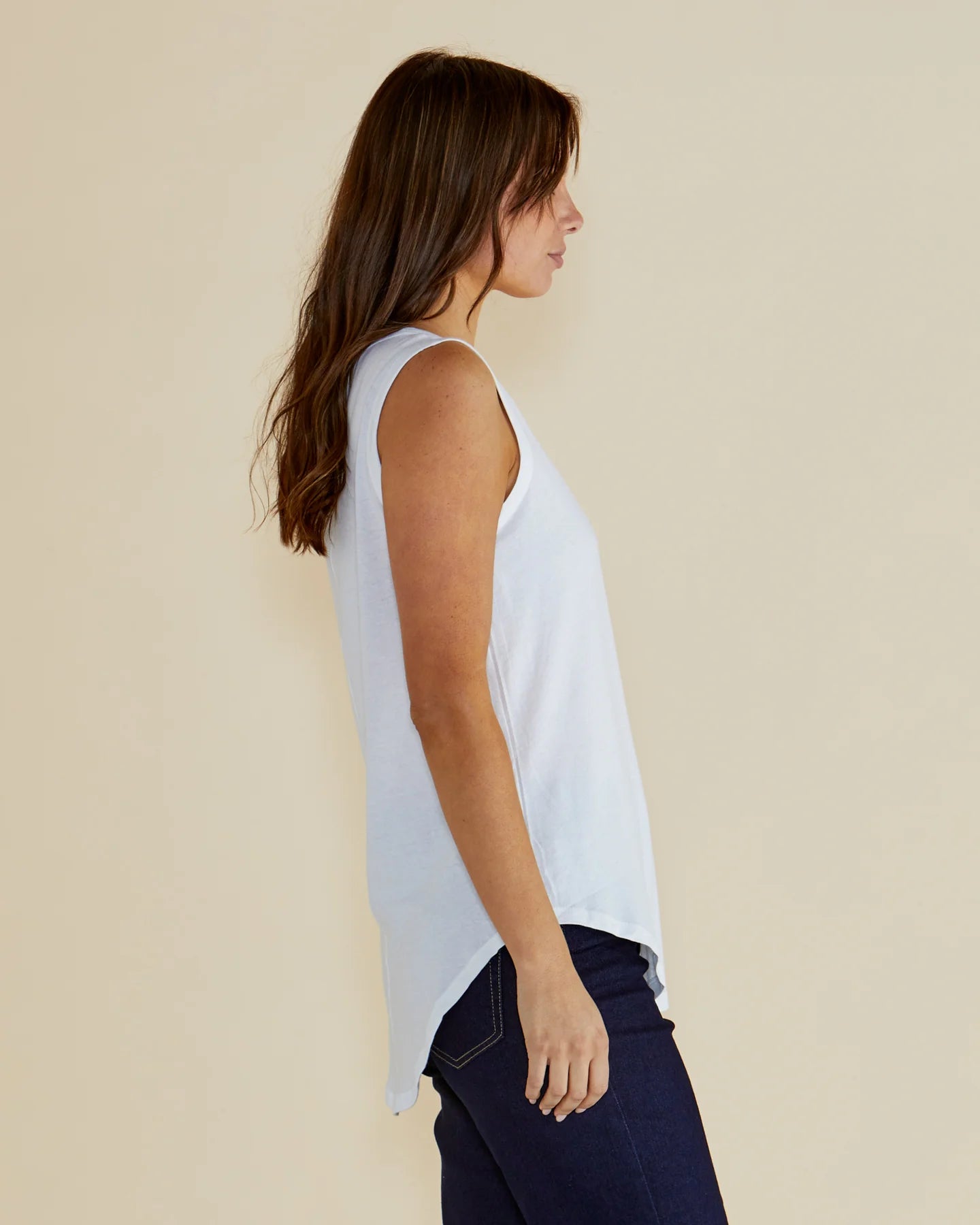 Betty Basics Keira Tank -White