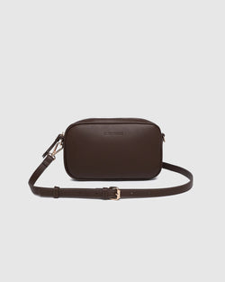 Collection of Louenhide Bianca Crossbody Bag - Chocolate in a gallery layout