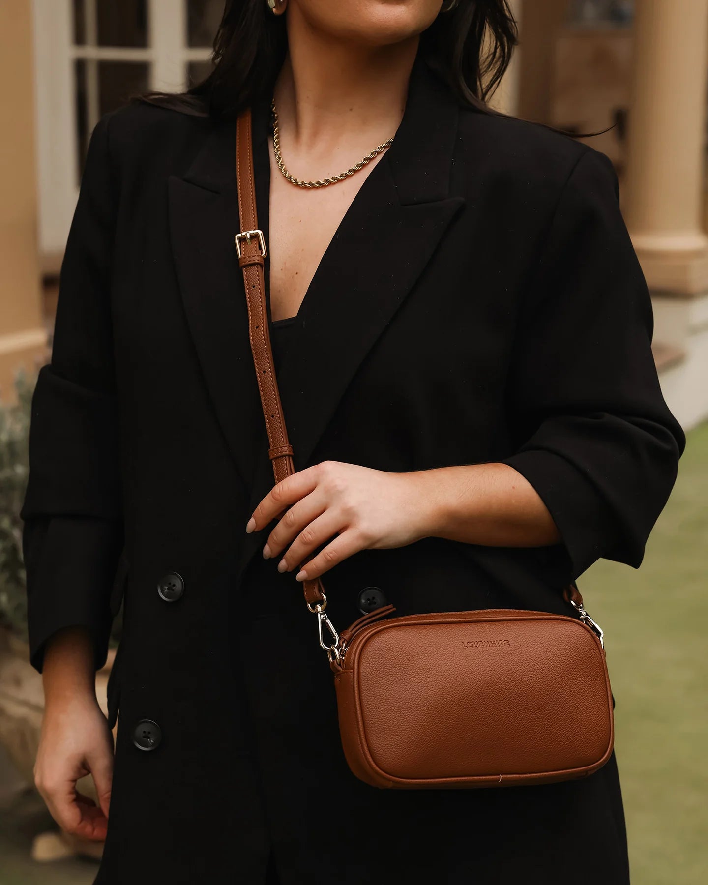 Collection of Louenhide Bianca Crossbody Bag - Tan in a gallery layout