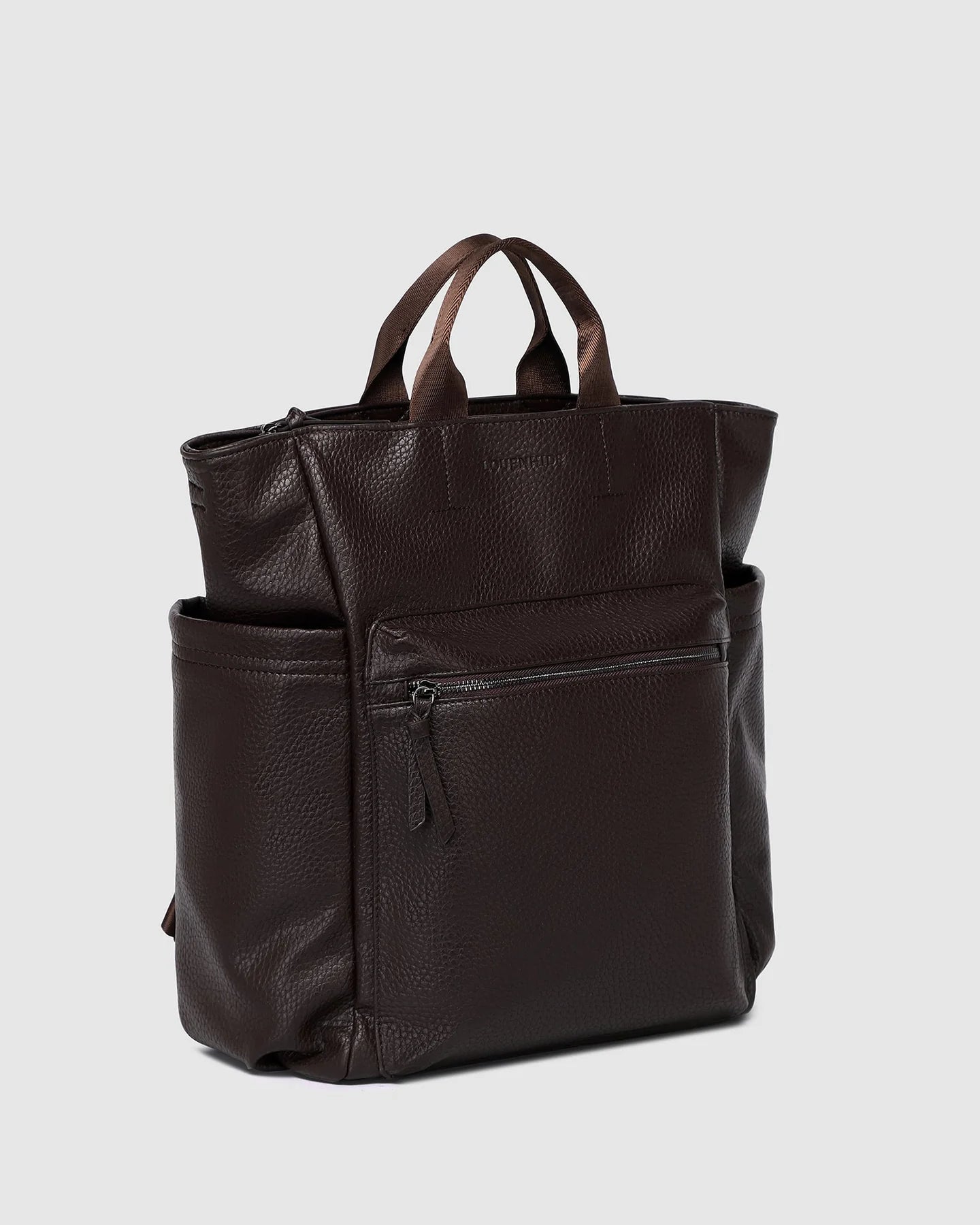 Collection of Louenhide Bronx Backpack - Chocolate in a gallery layout