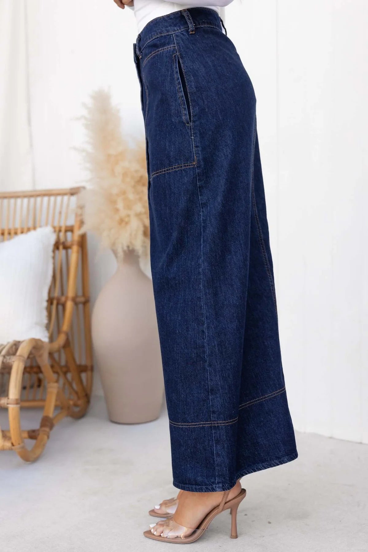 Collection of Country Denim Annabelle Skirt - Indigo in a gallery layout