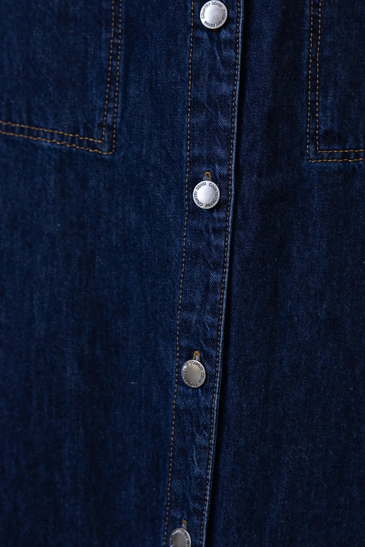 Collection of Country Denim Annabelle Skirt - Indigo in a gallery layout