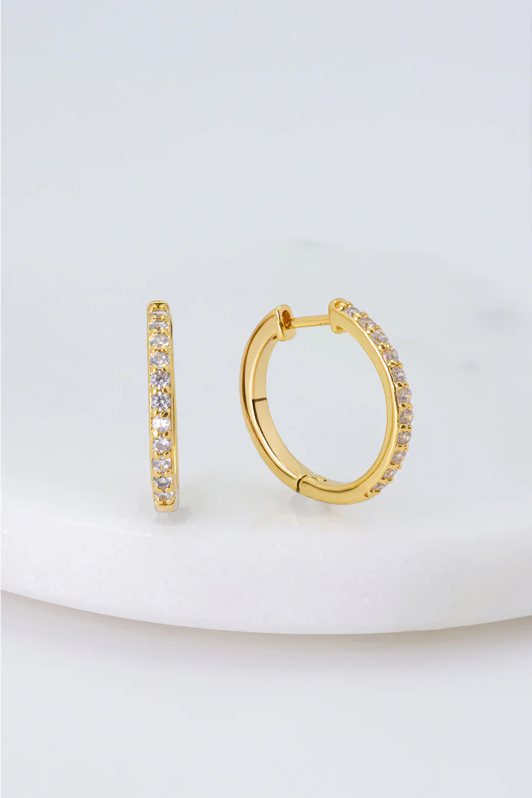 Zafino Catalina Hoop - Gold