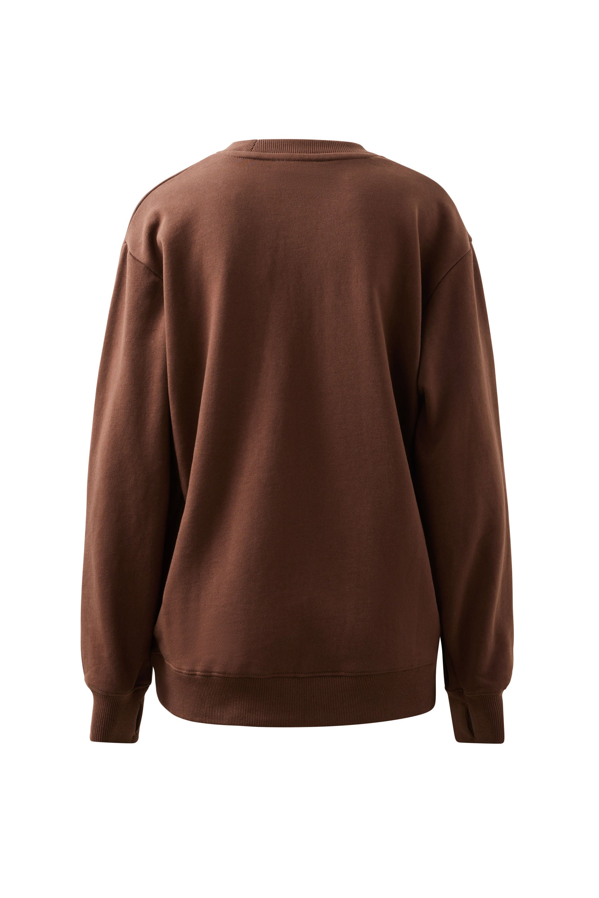 Image of Ceres Life brown sweatshirt on a white background