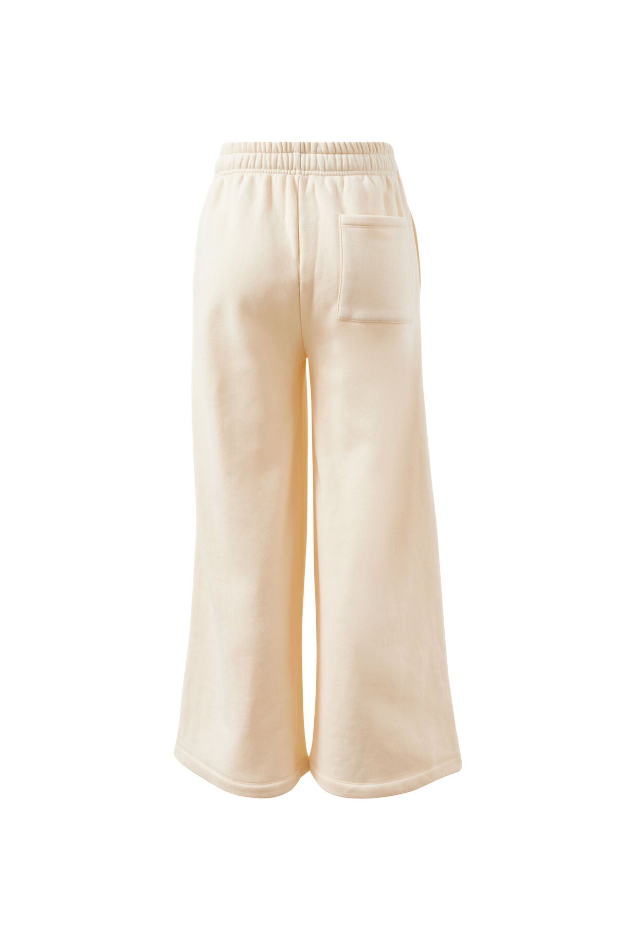 Image of Ceres Life beige wide-leg pants on a white background