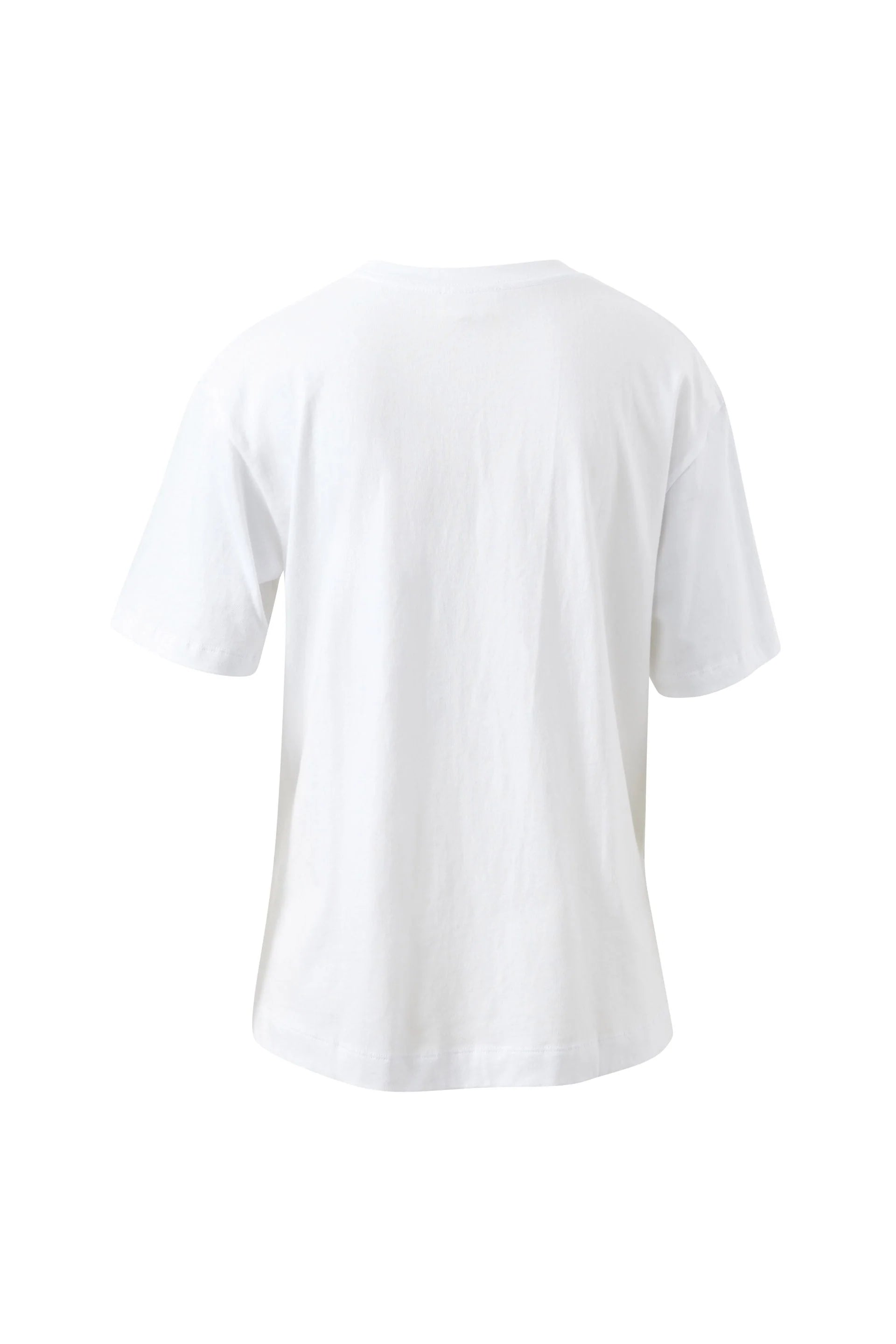 Image of Ceres Life, white tshirt with a feature flower 