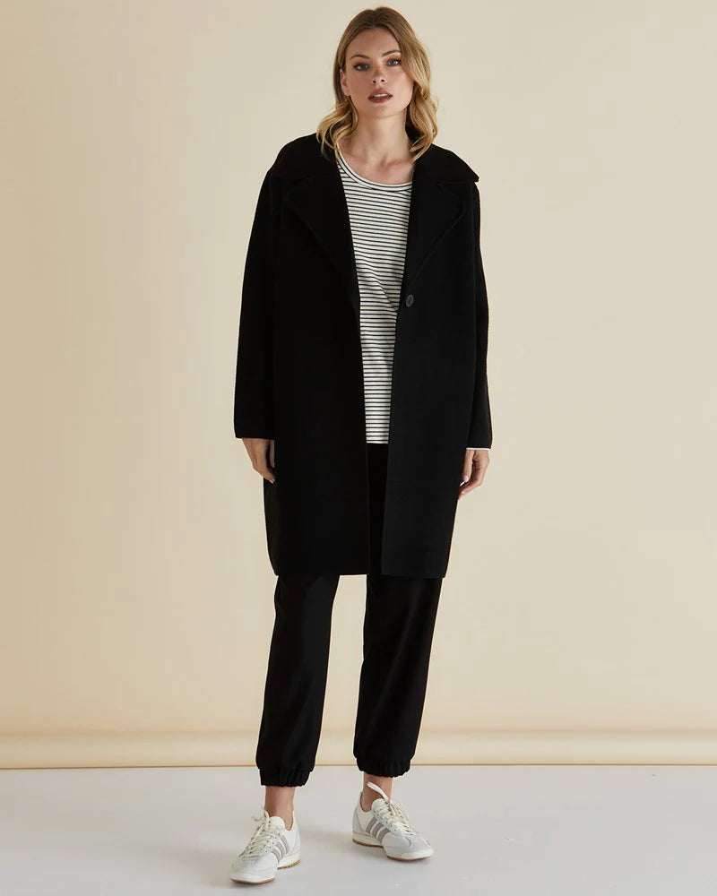 Betty Basic Cosette Coatigan - Black