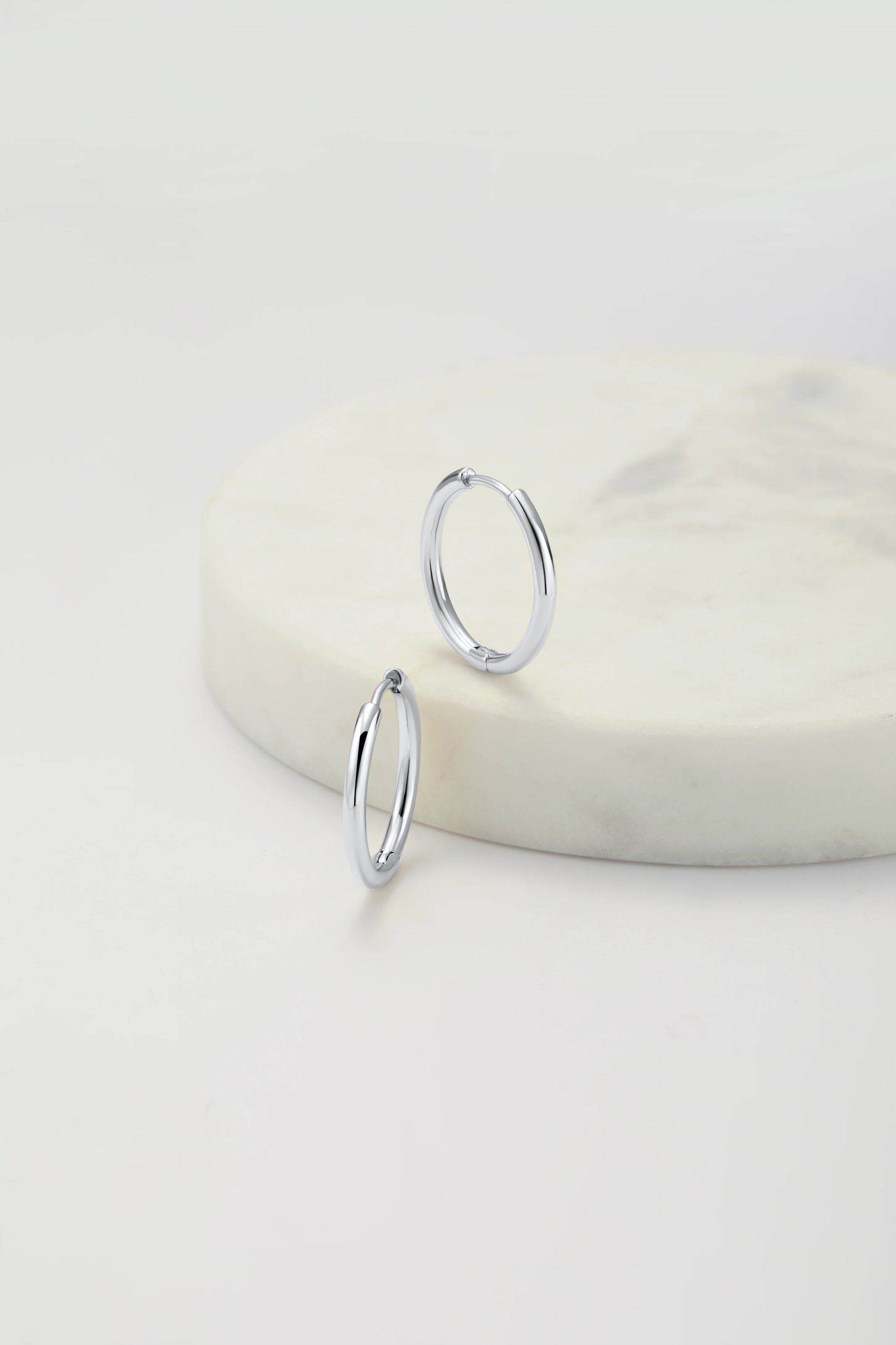 Zafino Delilah Hoop Medium - Silver