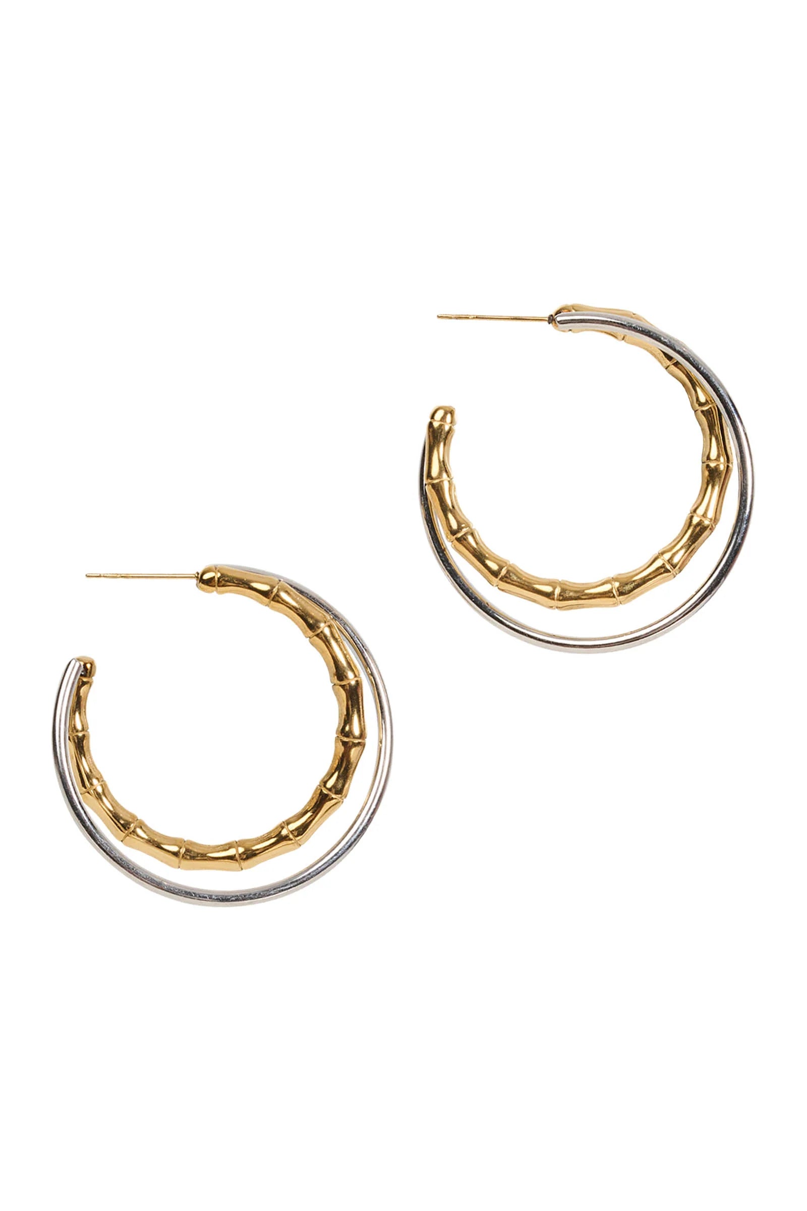 Eb & Ive Francia Earring - Hoop Mix