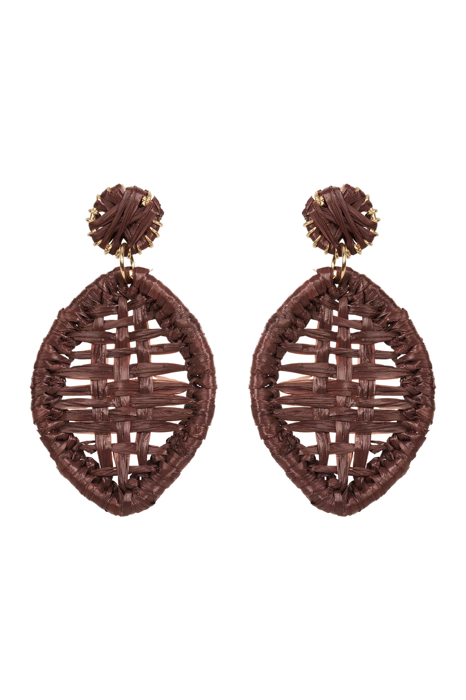 Eb & Ive Matera Drop Earring - Choc Tear
