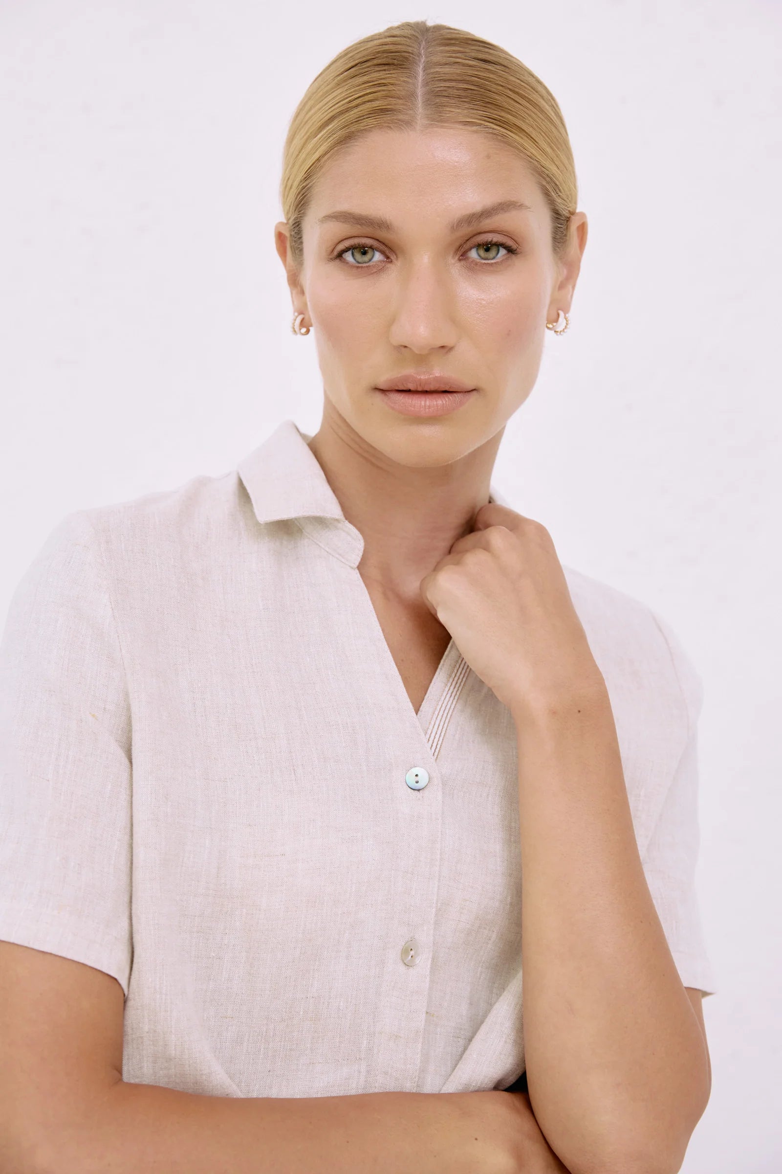 Collection of Eb & Ive Mira Earring - Pearl Mix in a gallery layout