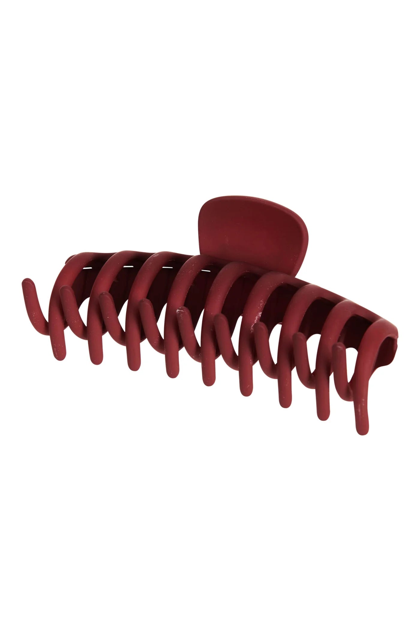 Eb & Ive Red hair clip on a white background