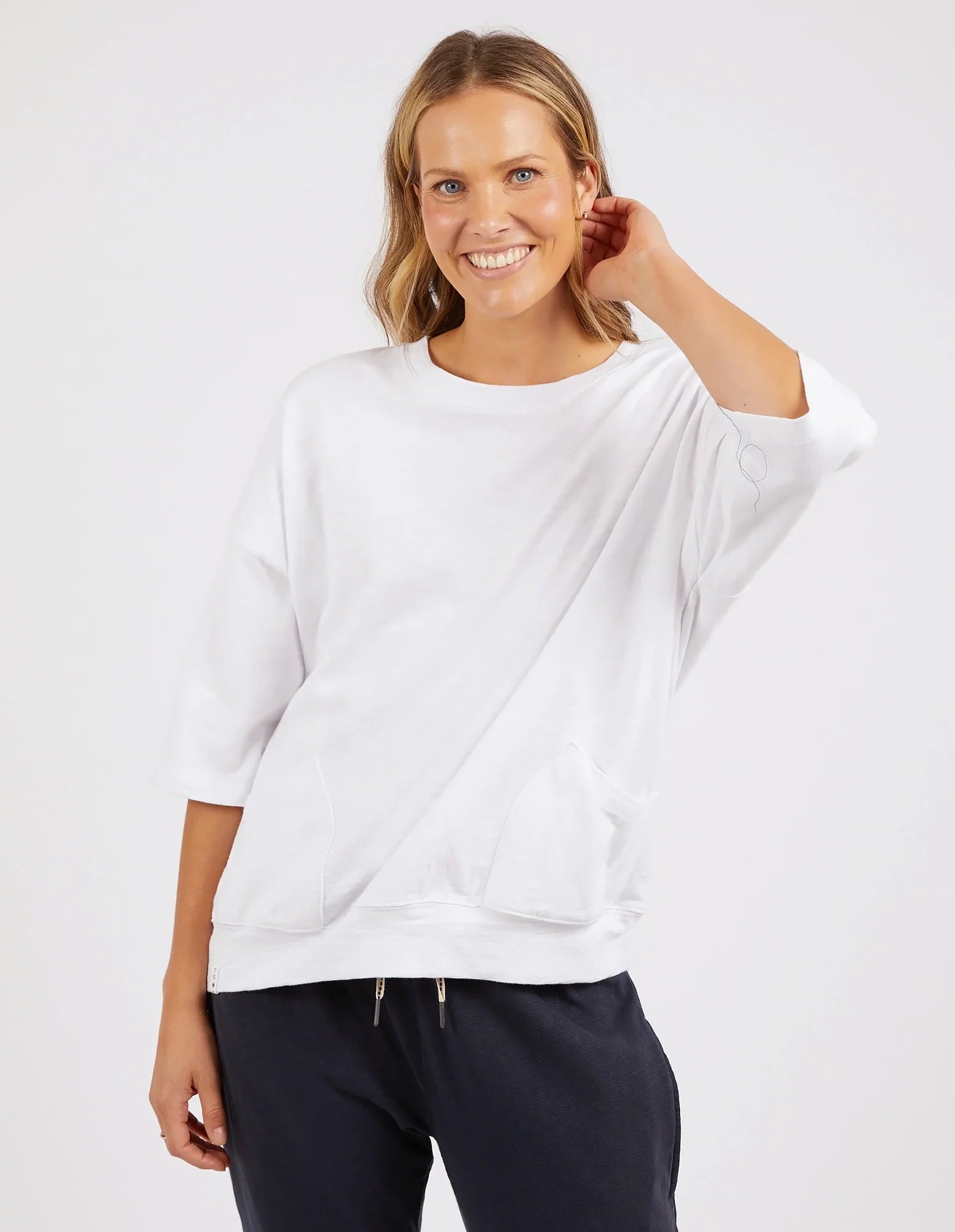 Elm Fundamental Mazie Sweat - White