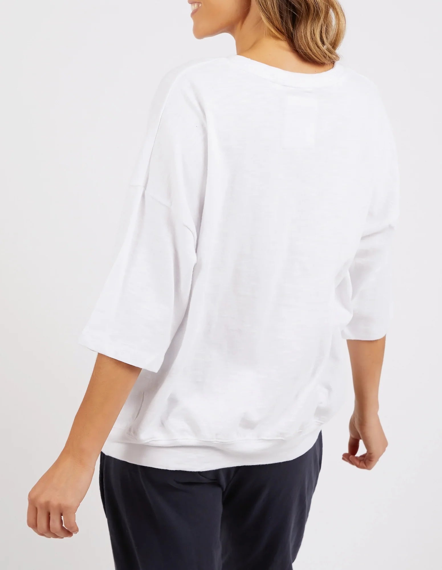 Elm Fundamental Mazie Sweat - White