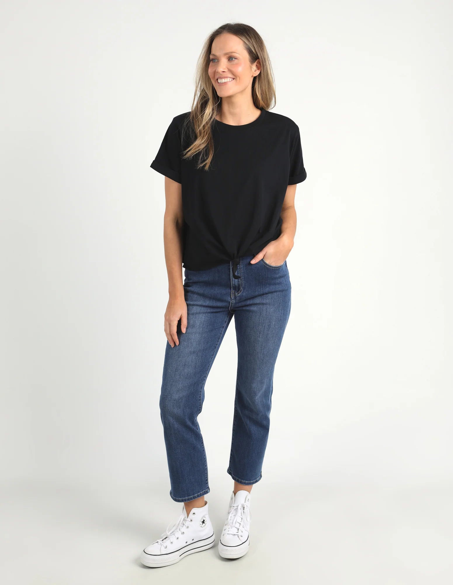 Collection of Elm Knot S/S Tee - Black in a gallery layout