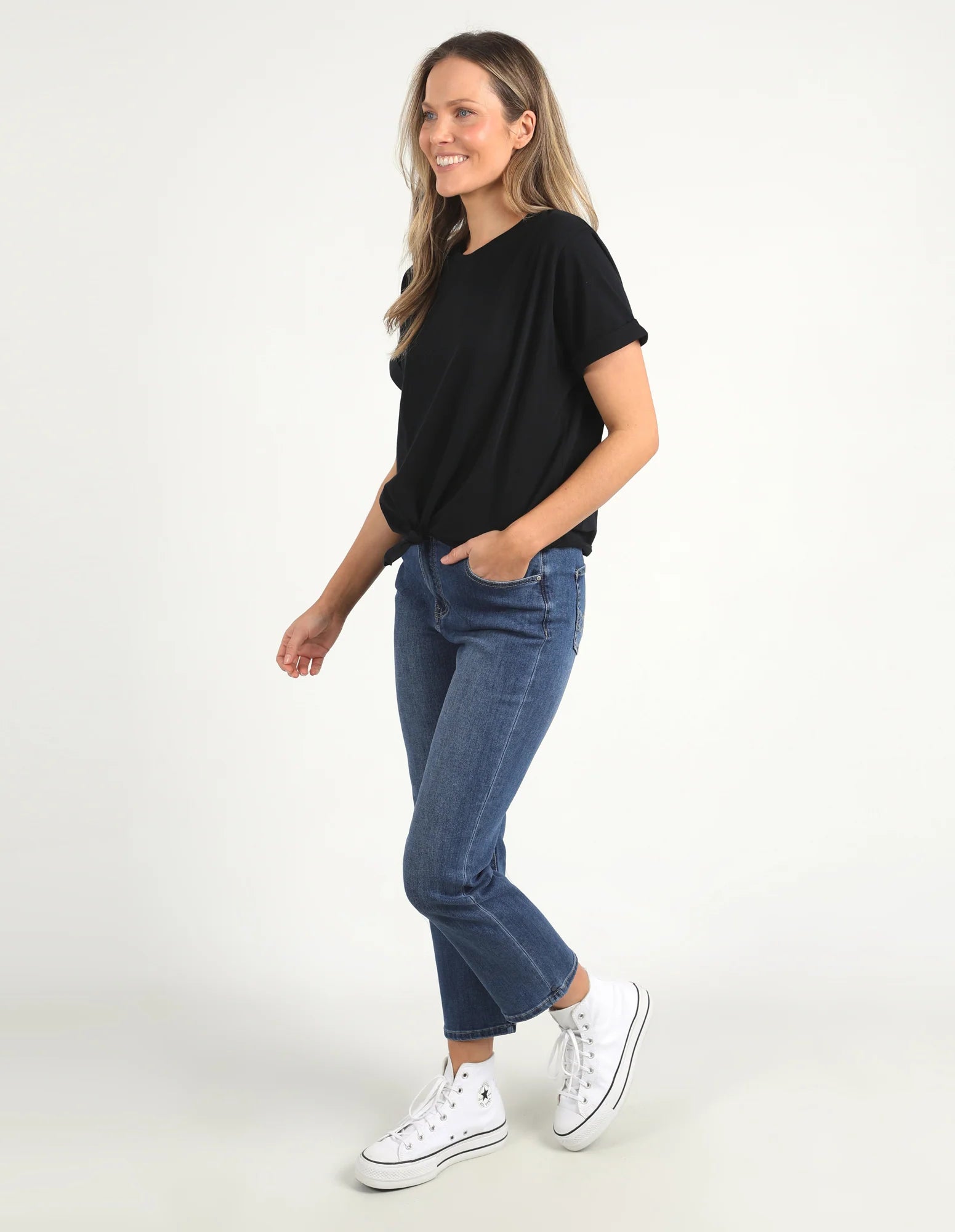 Collection of Elm Knot S/S Tee - Black in a gallery layout