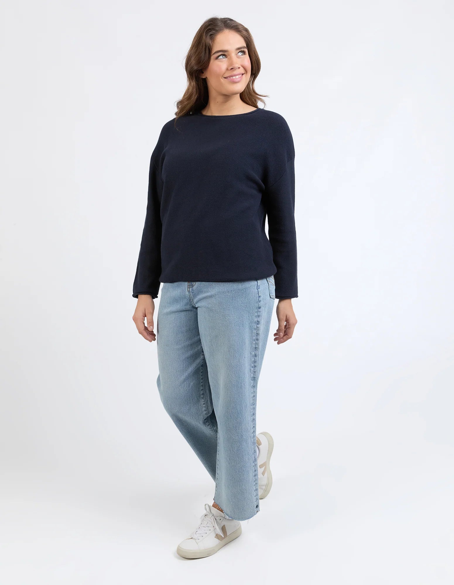 Collection of Elm Marley Knit - Dark Sapphire in a gallery layout