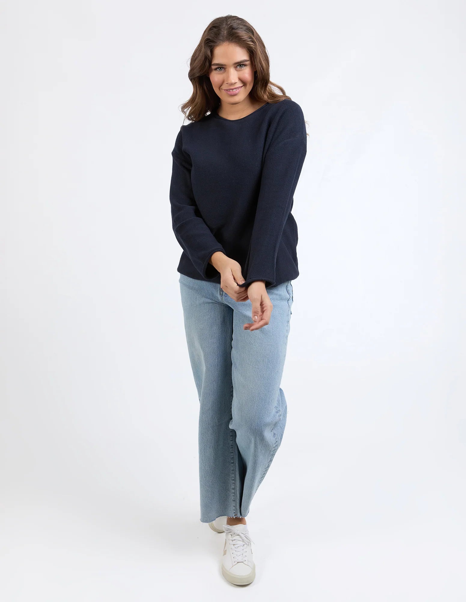 Collection of Elm Marley Knit - Dark Sapphire in a gallery layout