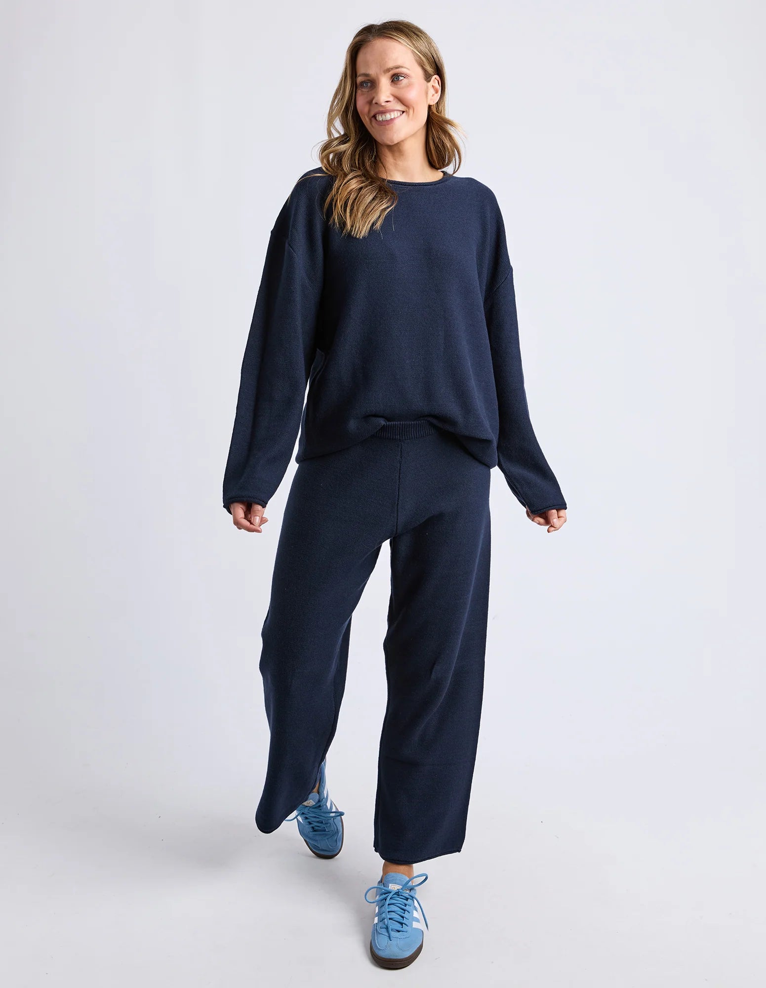 Elm Marley Knit Pant - Dark Sapphire