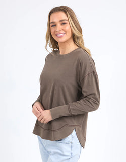 Collection of Foxwood Farrah Long Sleeve - Coffee Quartz in a gallery layout